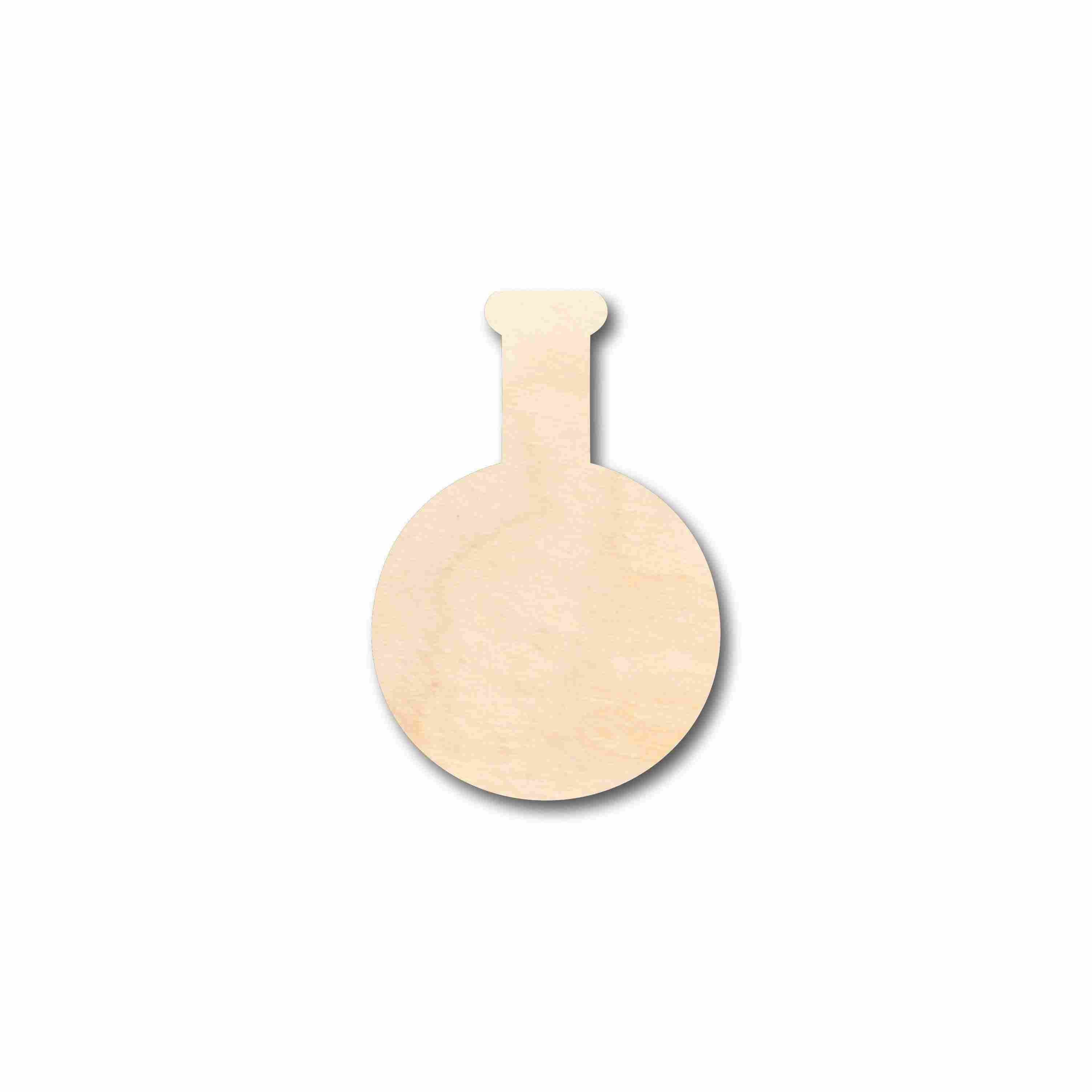 DIY Unfinished Wood Beaker Potion Flask Silhouette - Up to 46 Crafts
