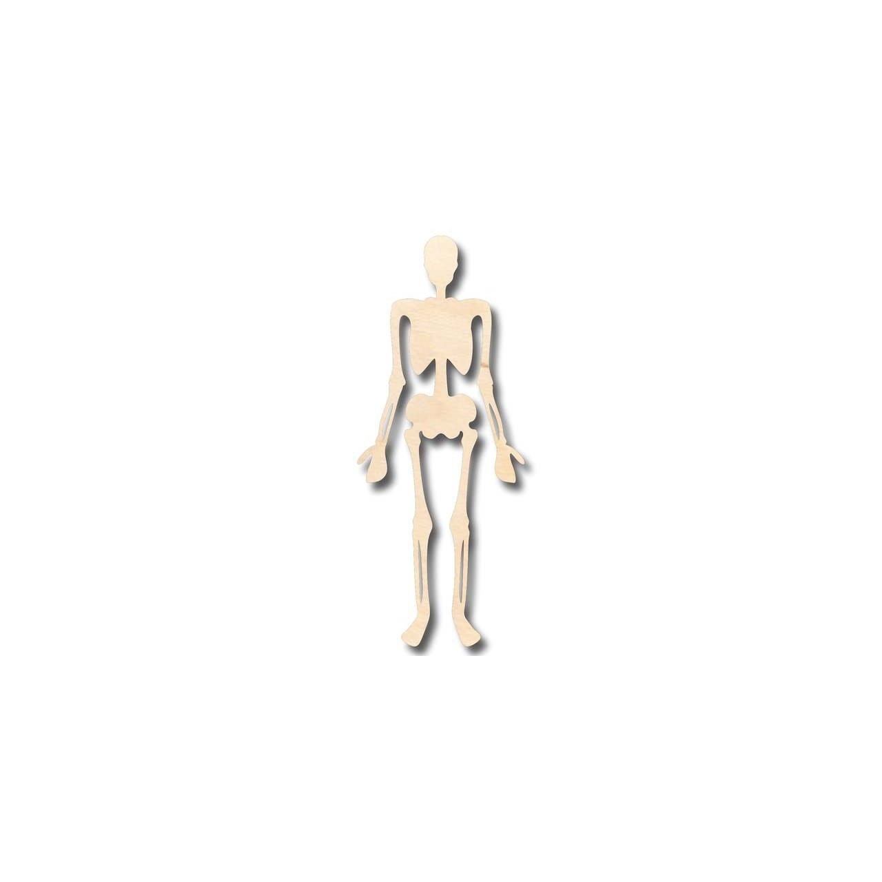 DIY Halloween Unfinished Wood Skeleton Shapes up to 24 Inches