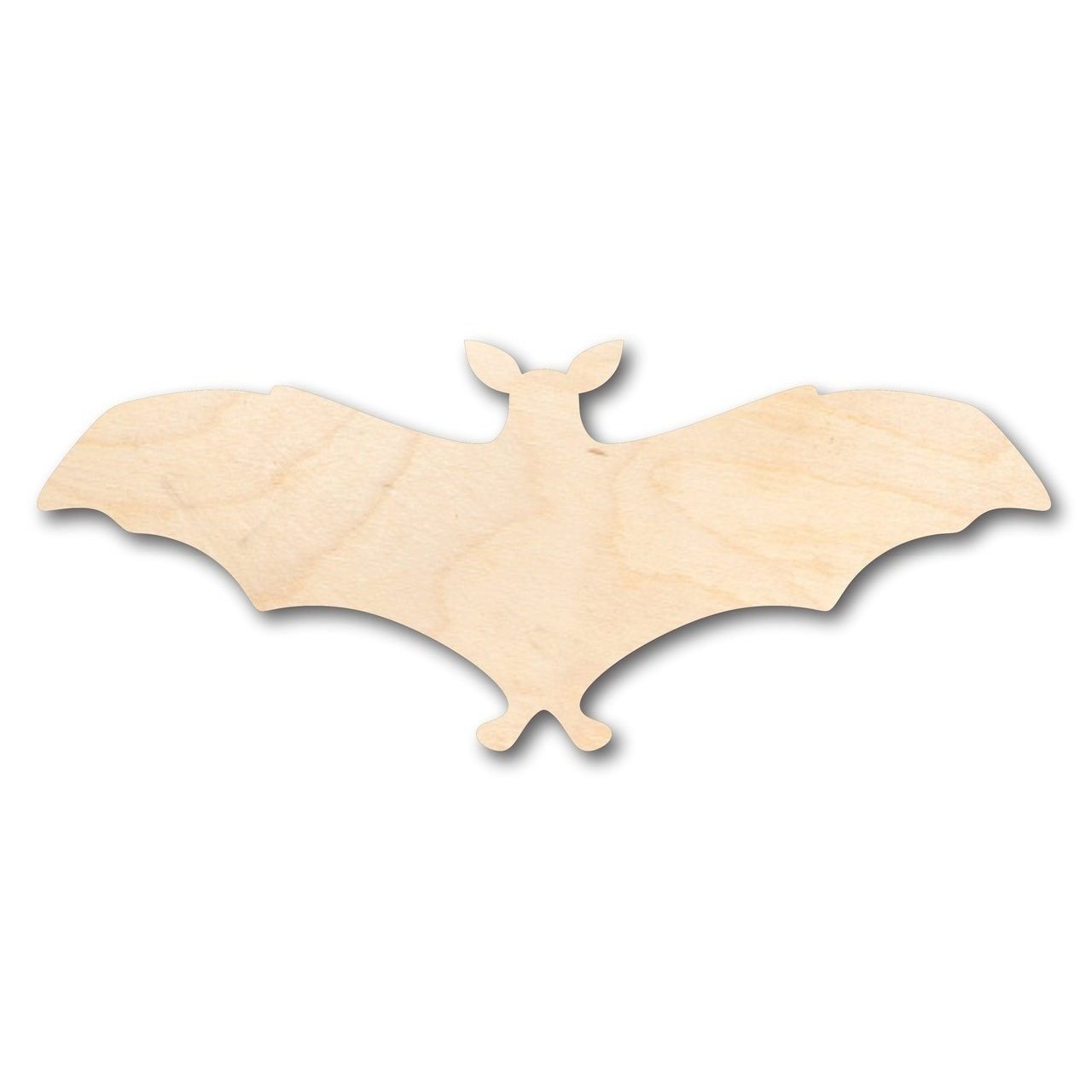 DIY Unfinished Wood Bat Shapes for Crafts, Sizes up to 24 Inches