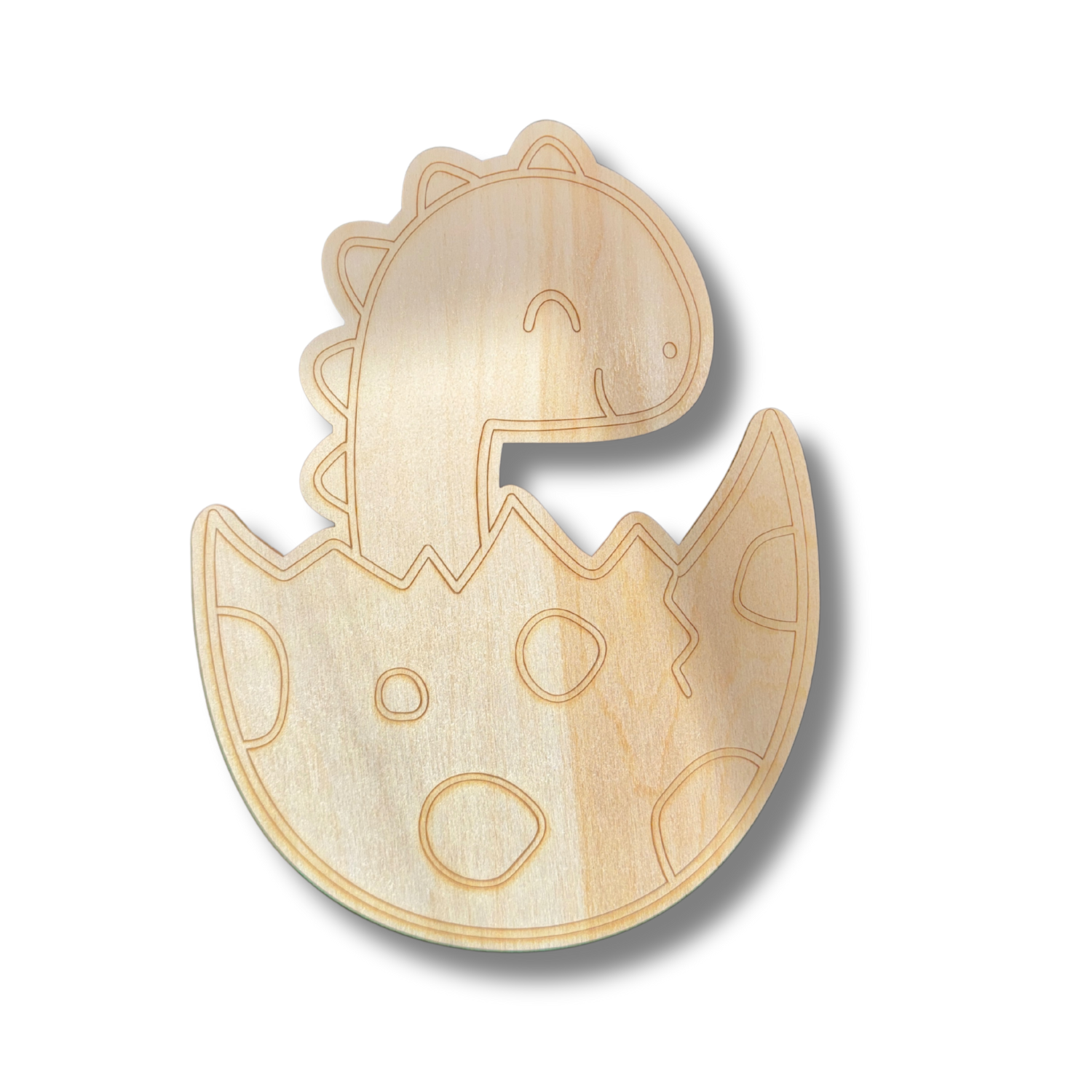 Unfinished DIY Wood Baby Dinosaur Shapes for Line-by-Line Painting, Up to 30 Pieces