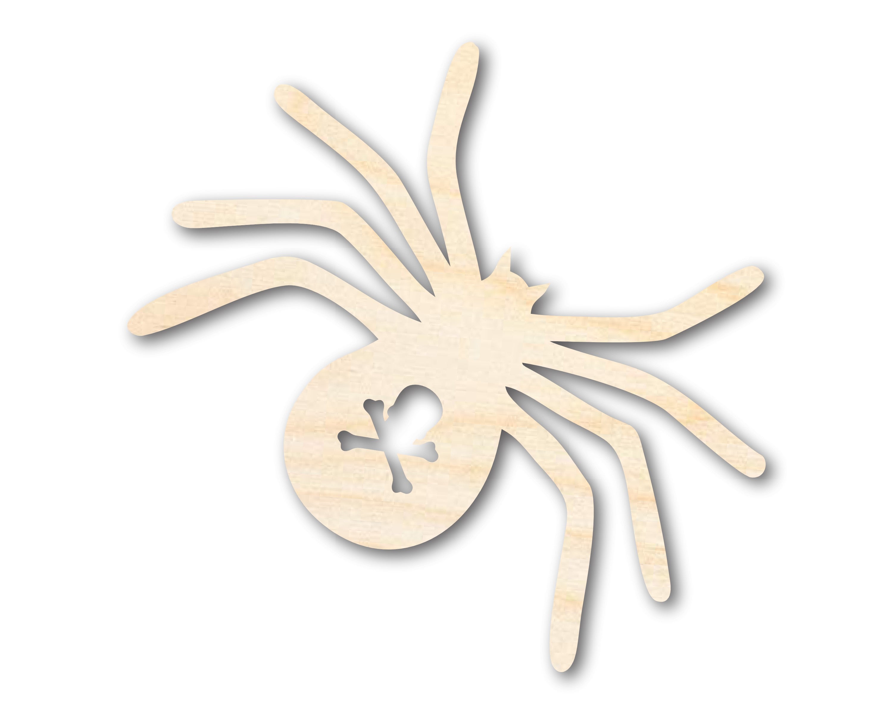 Unfinished Baltic Birch Wood Spider Shapes - Craft Items up to 36 Inches