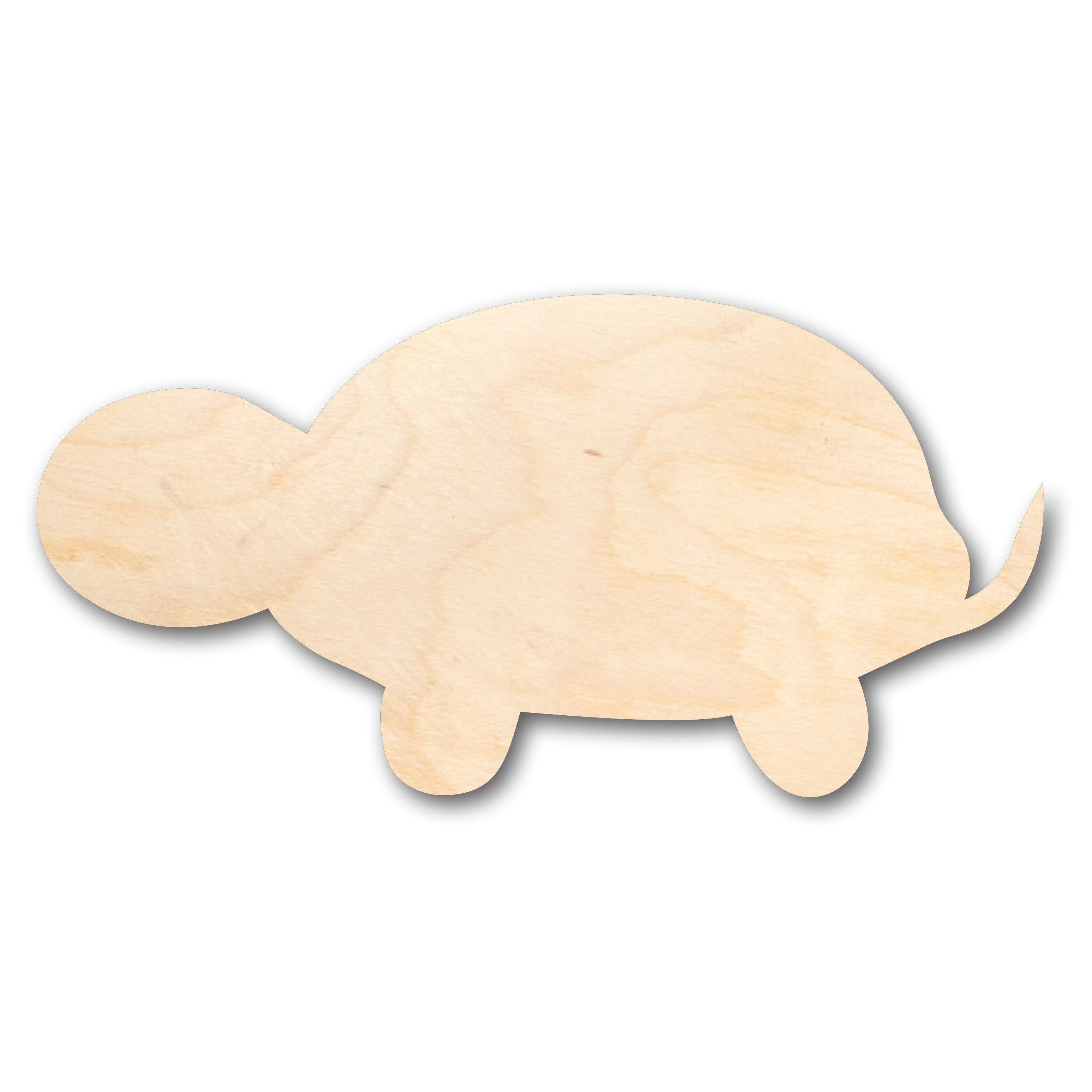 Unfinished Baltic Birch Wood Crafts in Adorable Turtle Shape for Up to 46 DIY Projects
