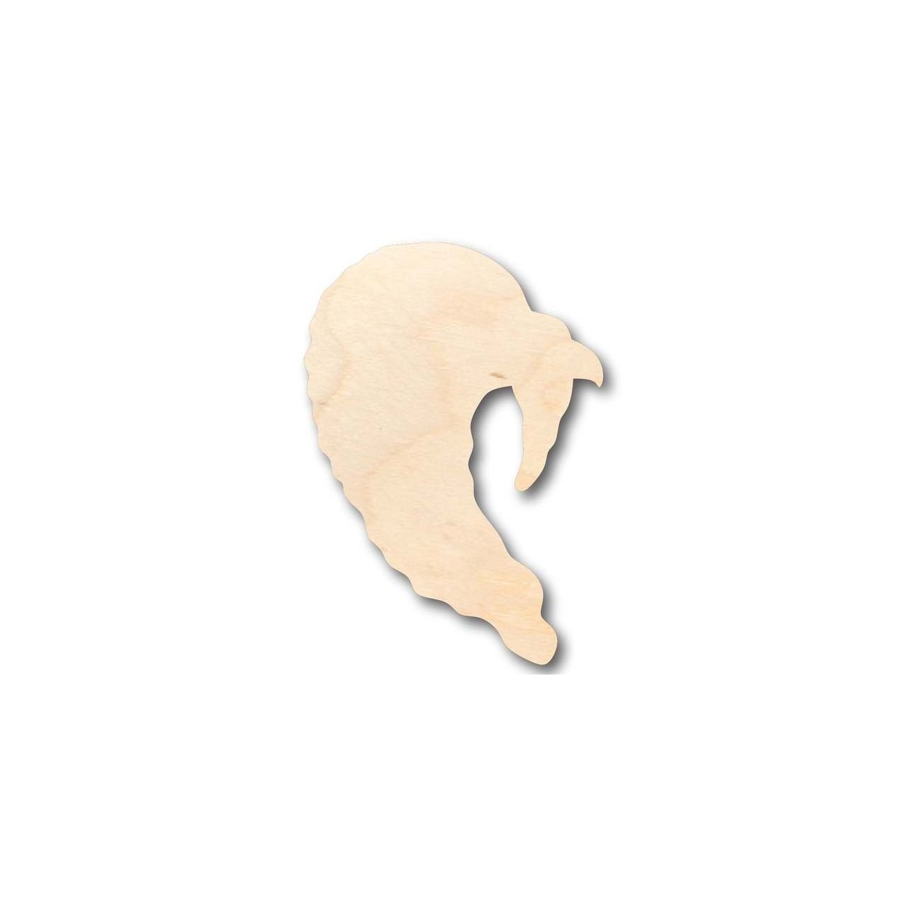 Unfinished Baltic Birch Wood Turkey Head Shape for Thanksgiving DIY Craft Projects - Ideal Bird - Animal - Craft Supplies up to 46 DIY