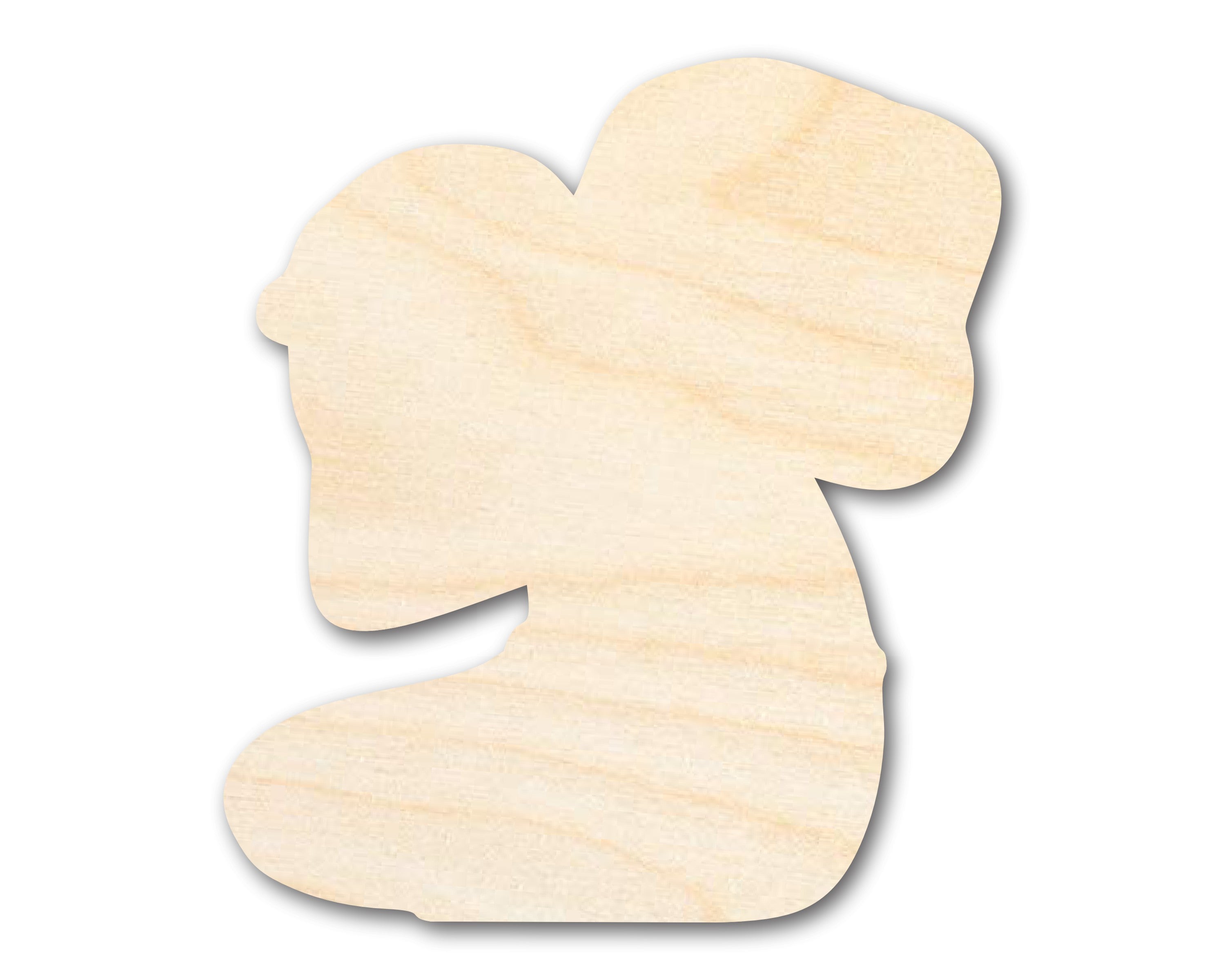 Unfinished Baltic Birch Wood Mayan Year Bearer Shape Craft Cutout for Up to 46 DIY Projects