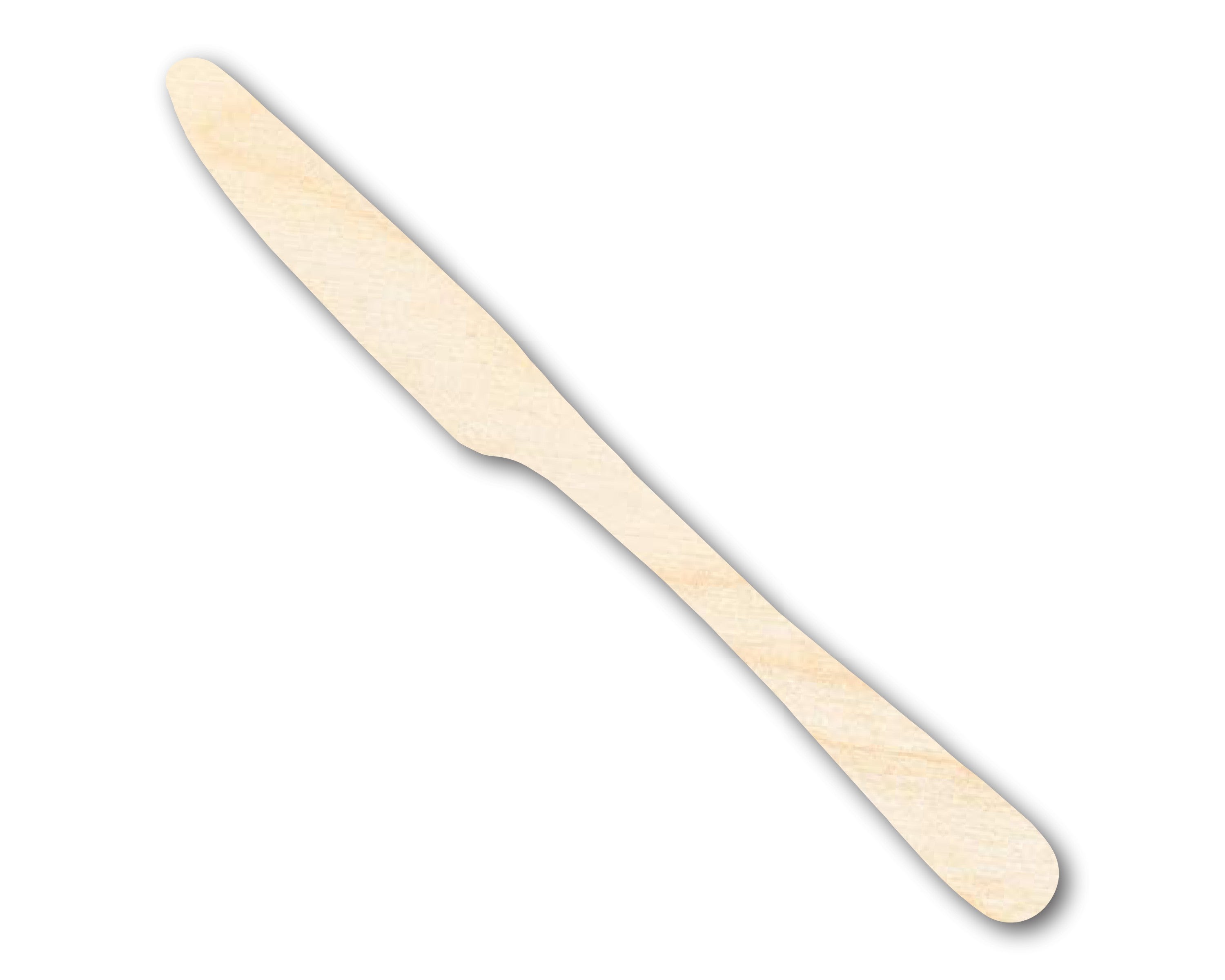DIY Unfinished Wood Butter Knife Shapes for Kitchen Crafts, up to 46 Pieces