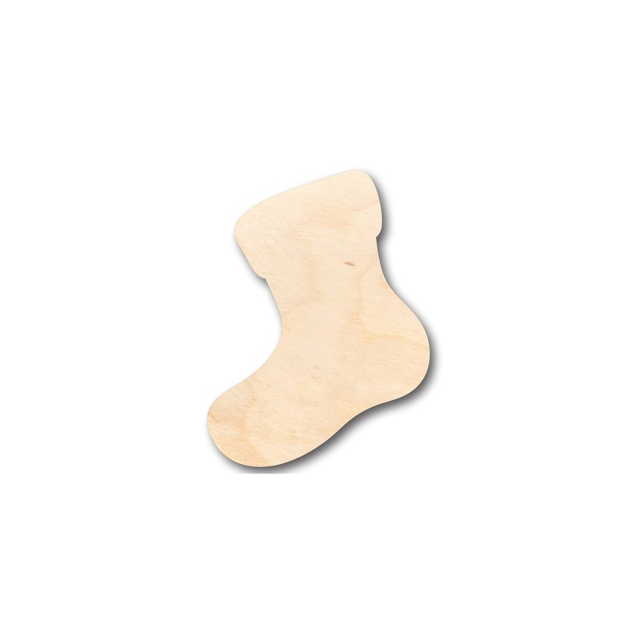 DIY Unfinished Wood Christmas Stocking Shape - Up to 46 for Crafts