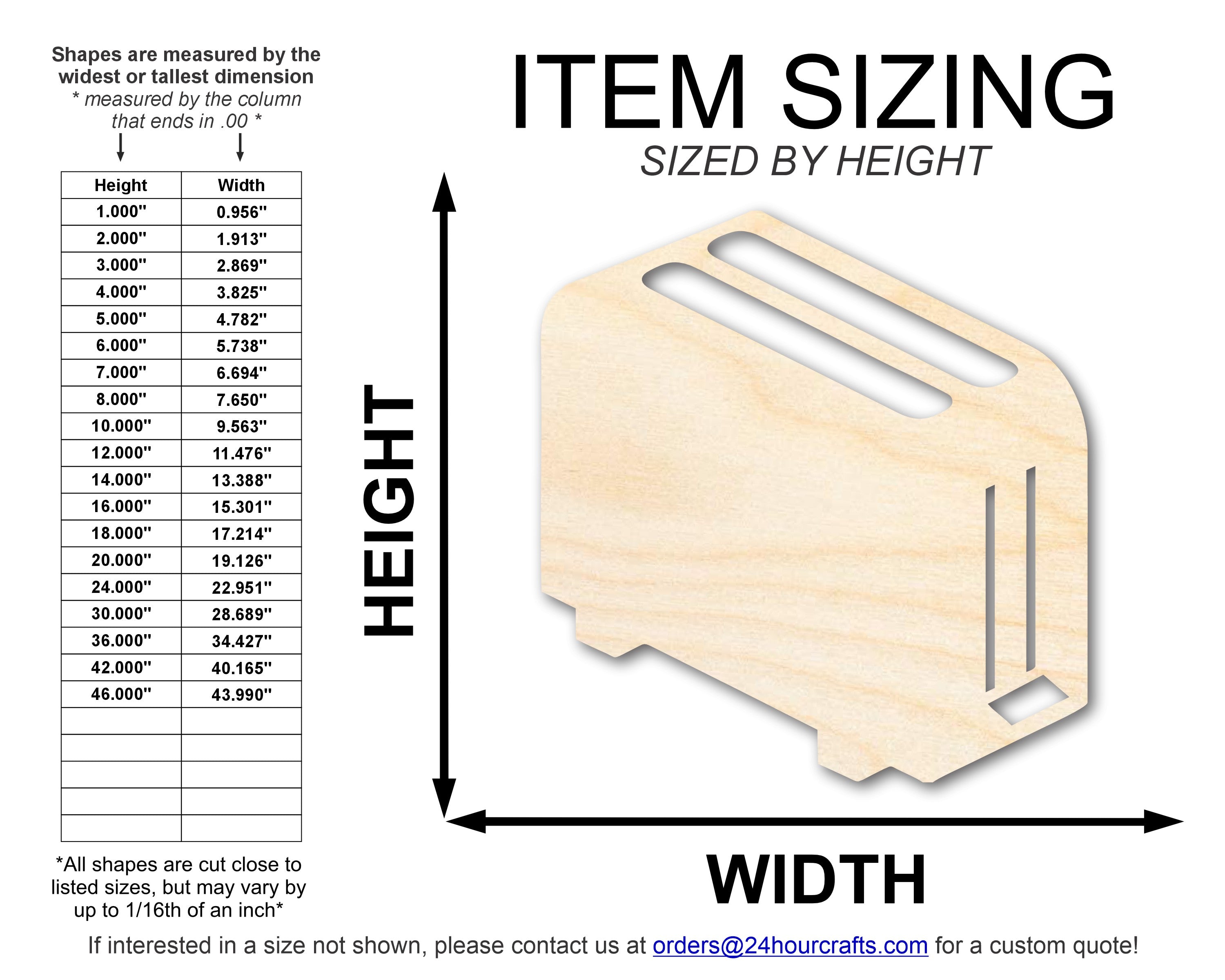 Unfinished Baltic Birch Wood Toaster - Shaped DIY Craft Cutout with Up to 46 Different DIY Options