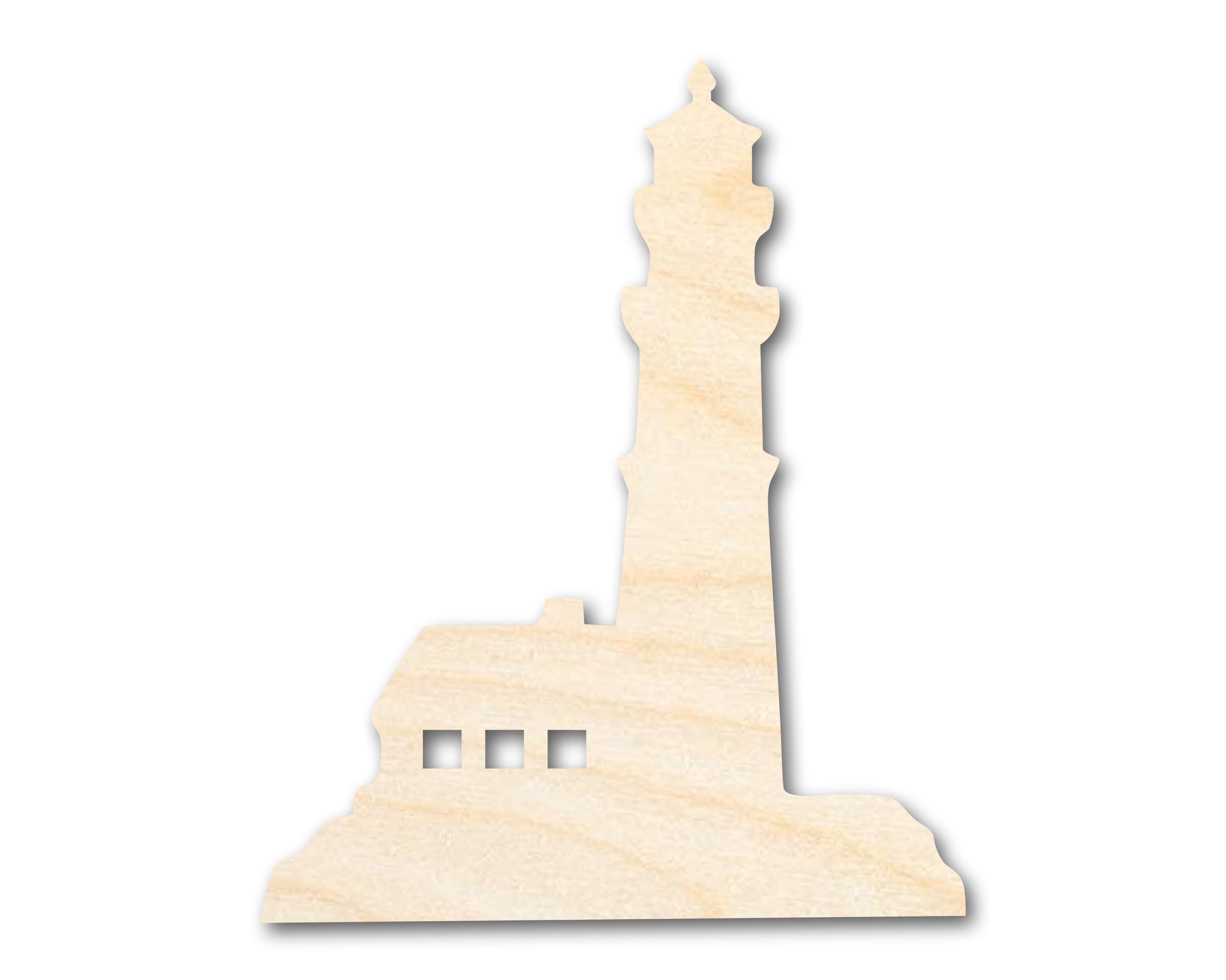 DIY Unfinished Wood Lighthouse Silhouette Crafts up to 46 Inches