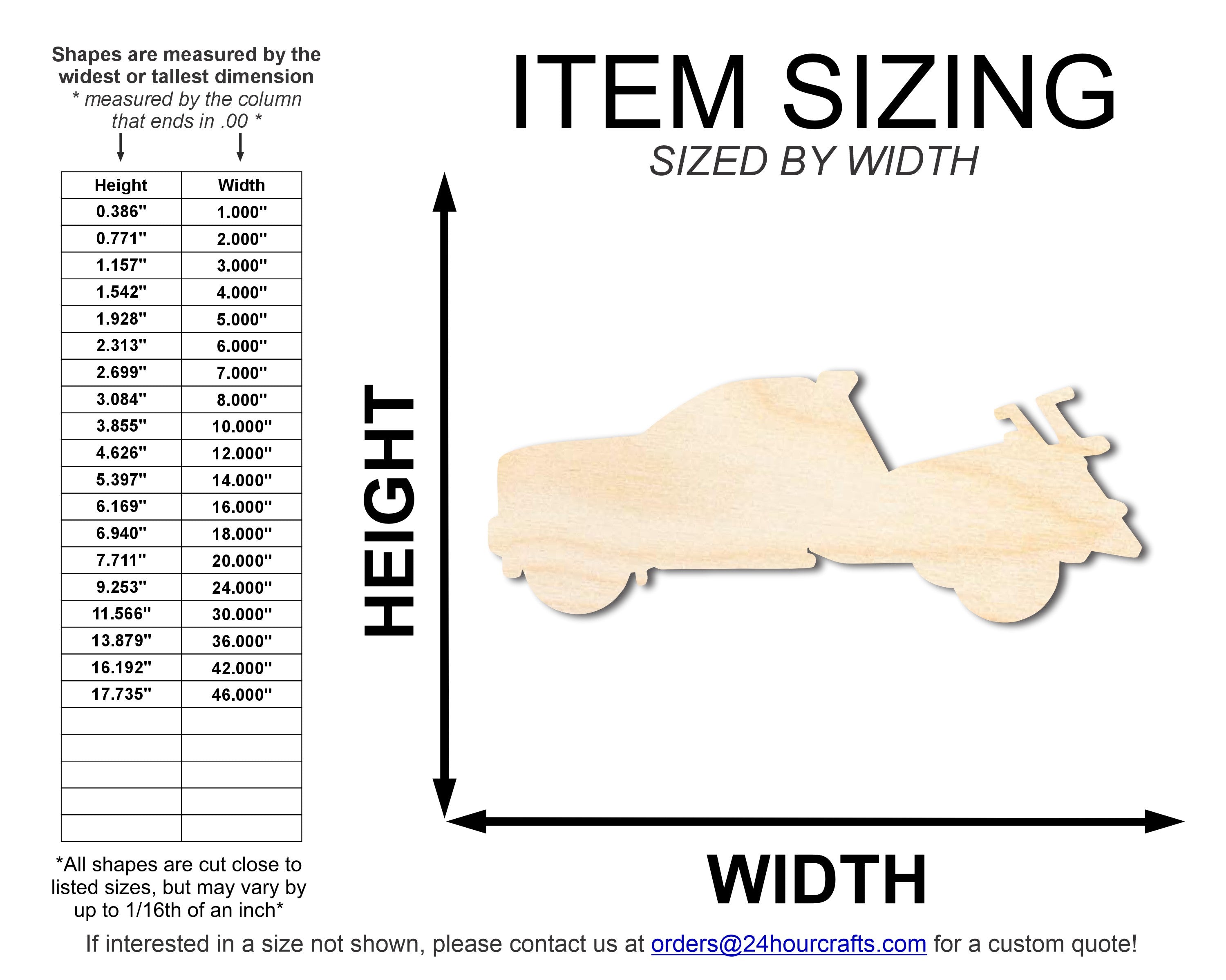 DIY Unfinished Baltic Birch Tow Truck Shape Cutout - Up to 46 Inches