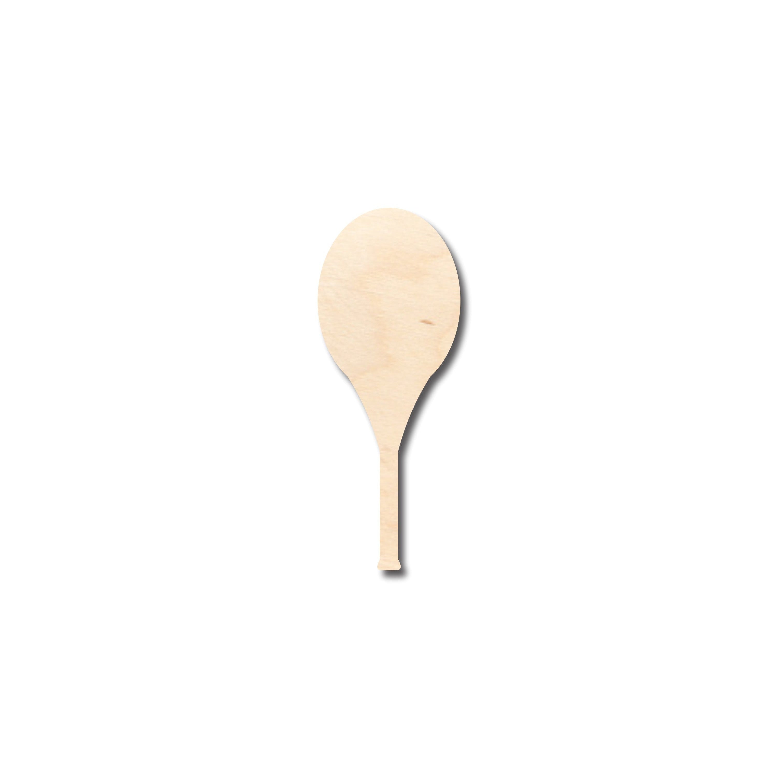 Unfinished Wood DIY Craft Material in Tennis Racket Shape - Suitable for up to 46 Do - It - Yourself Projects