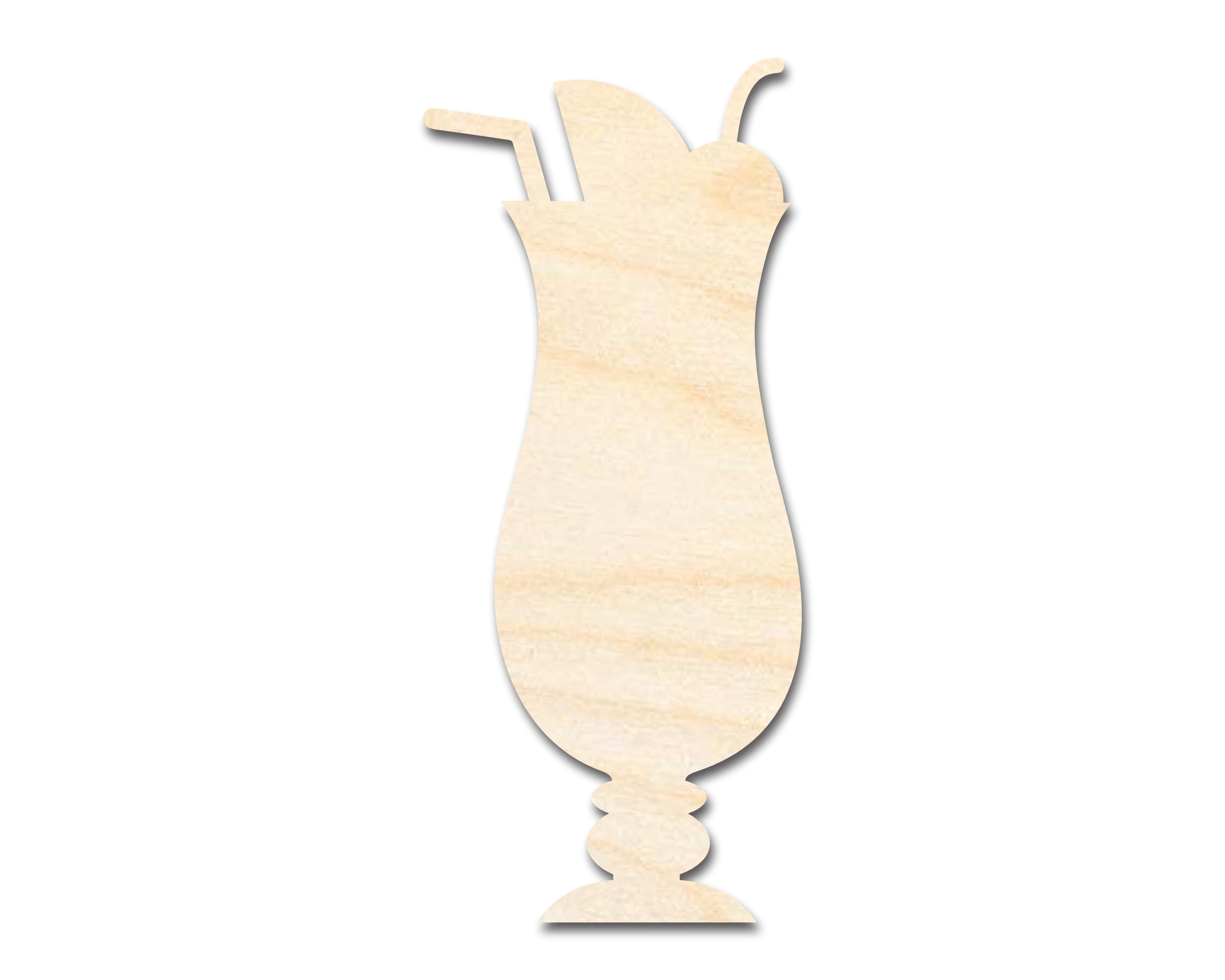 DIY Unfinished Baltic Birch Daquari Shape Cutouts, Up to 46 Inches for 46+ DIY Projects