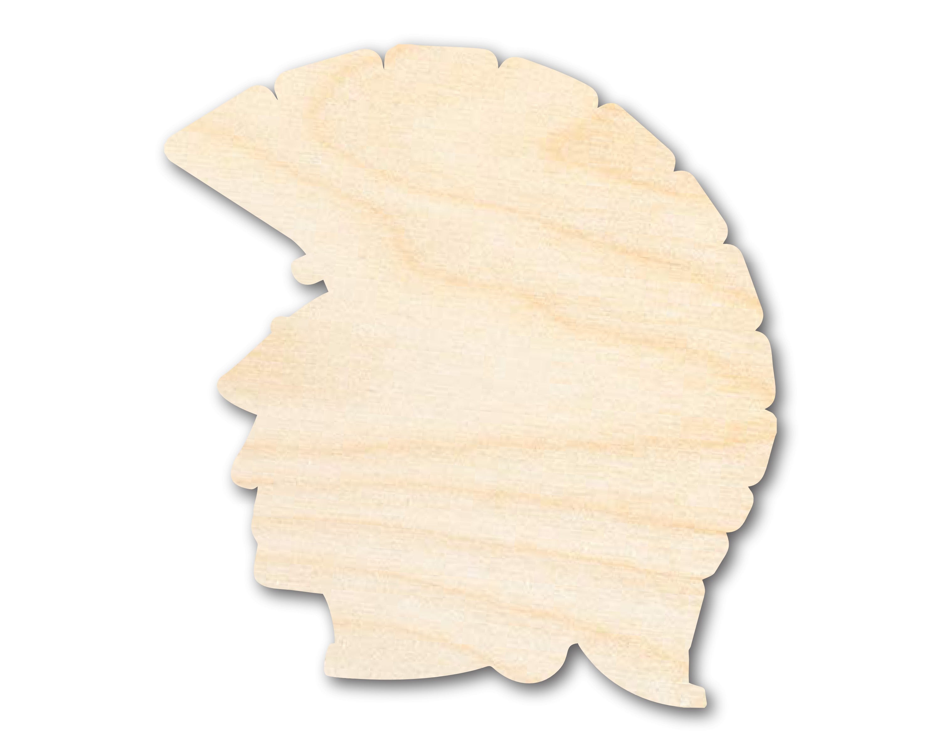 Unfinished DIY Craft Cutout of Wood Trojan Mascot Shape - Up to 46 Inches for Multiple DIY Projects
