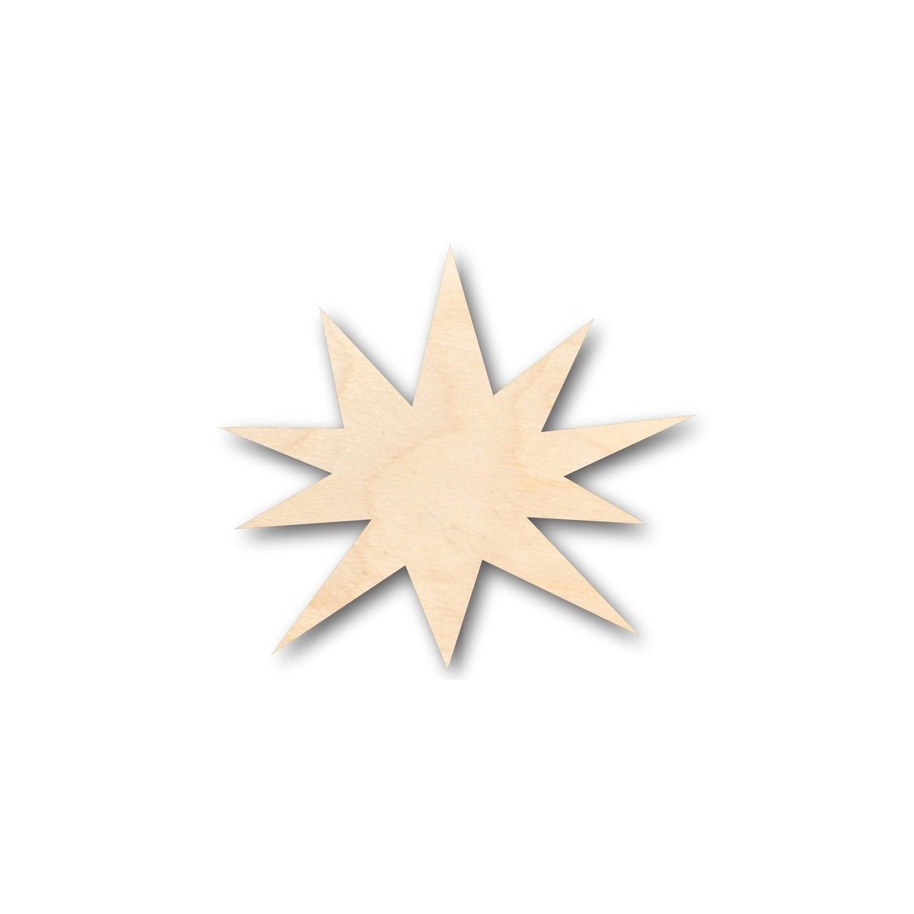 DIY Unfinished Wood Starburst Explosion Shape for Nursery and Crafts up to 46