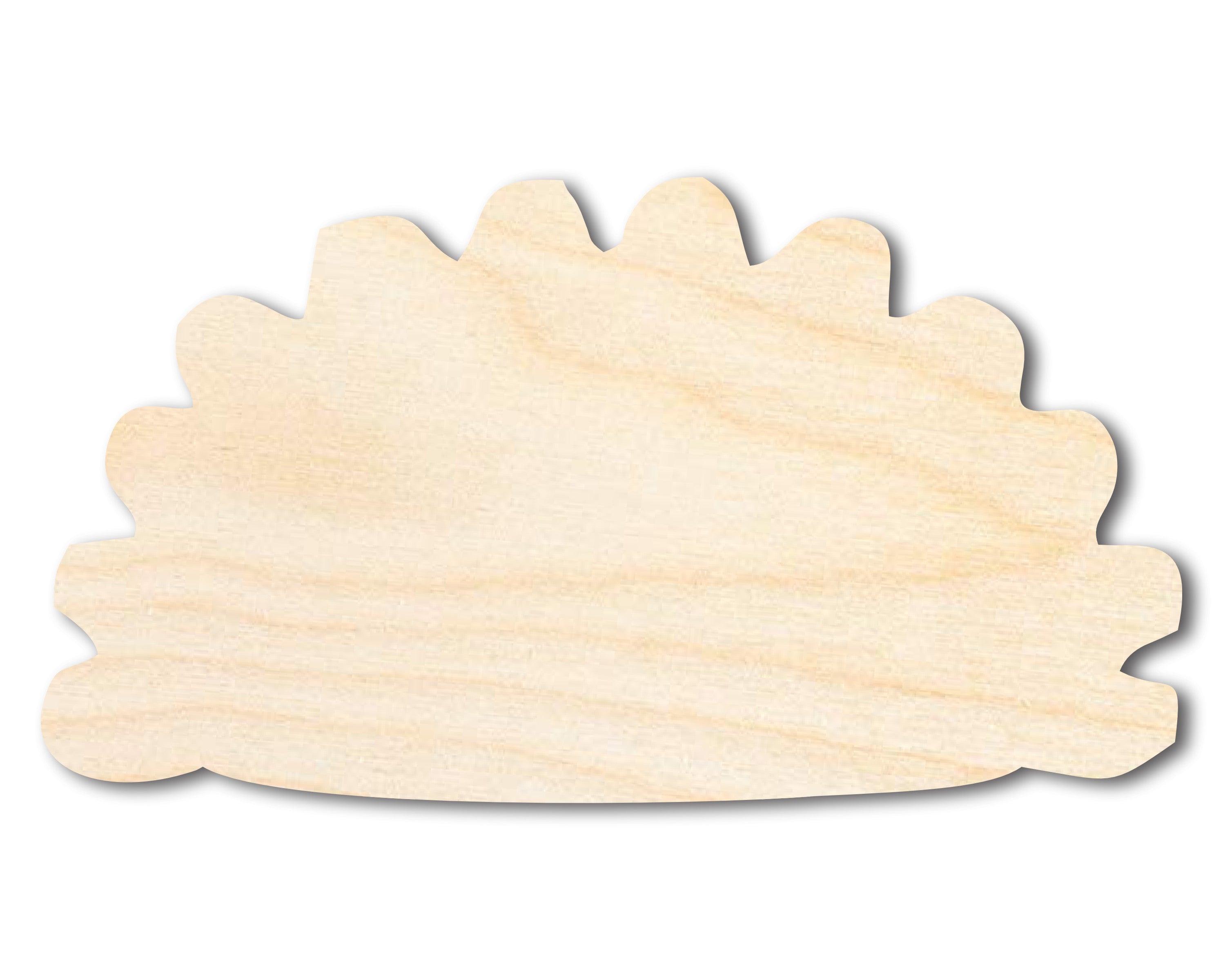 Unfinished Baltic Birch Wood Pierogi Silhouette Shape for Crafts - Sizes up to 46 Inches