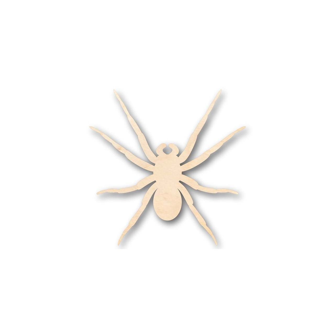 DIY Unfinished Wood Spider Shapes for Crafts, Sizes Up to 24 Inches