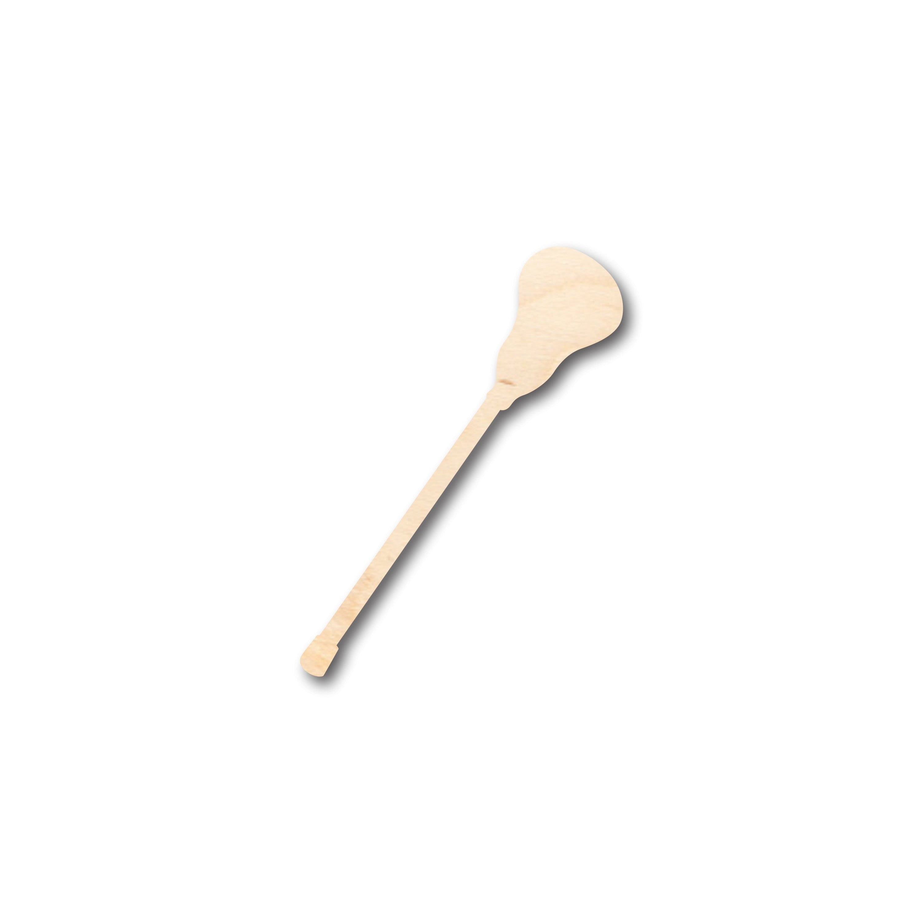 Unfinished DIY Wood Craft in Lacrosse Stick Shape - Suitable for Crafts Up to 46 Inches