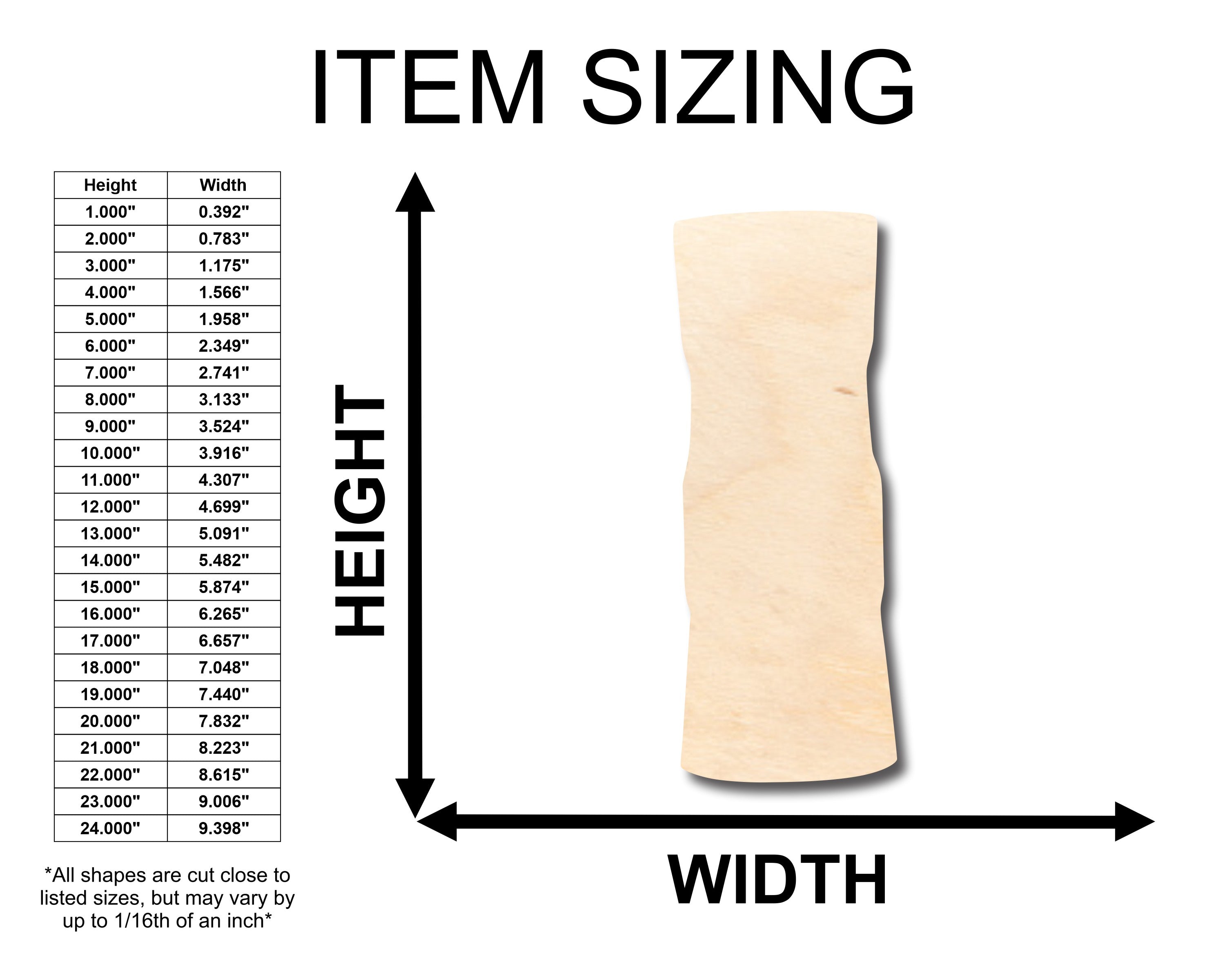 DIY Unfinished Baltic Birch Wood Tiki Head Shape for Crafts (up to 24')