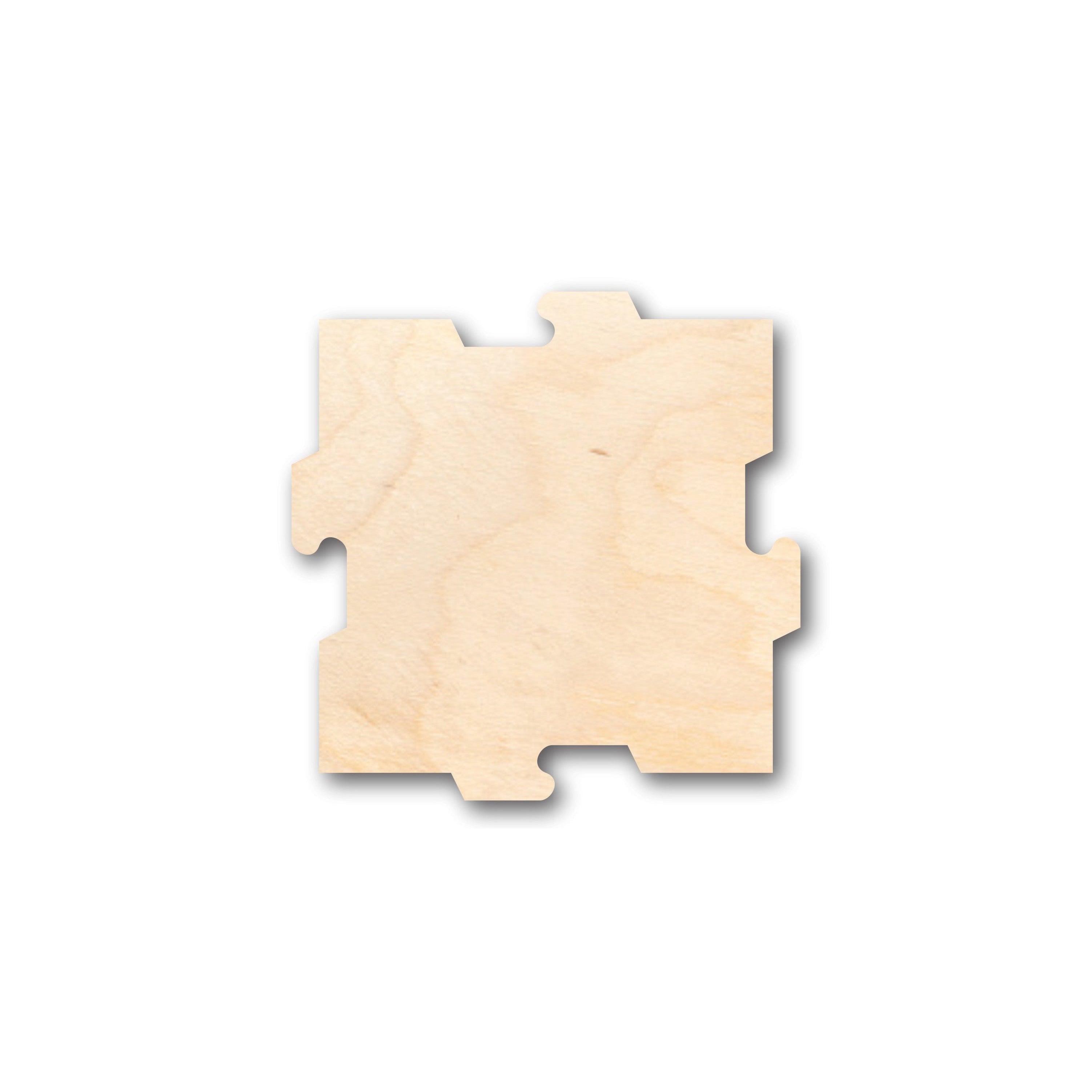 DIY Unfinished Interlocking Wood Puzzle Pieces - Up to 46 Pieces for Crafts