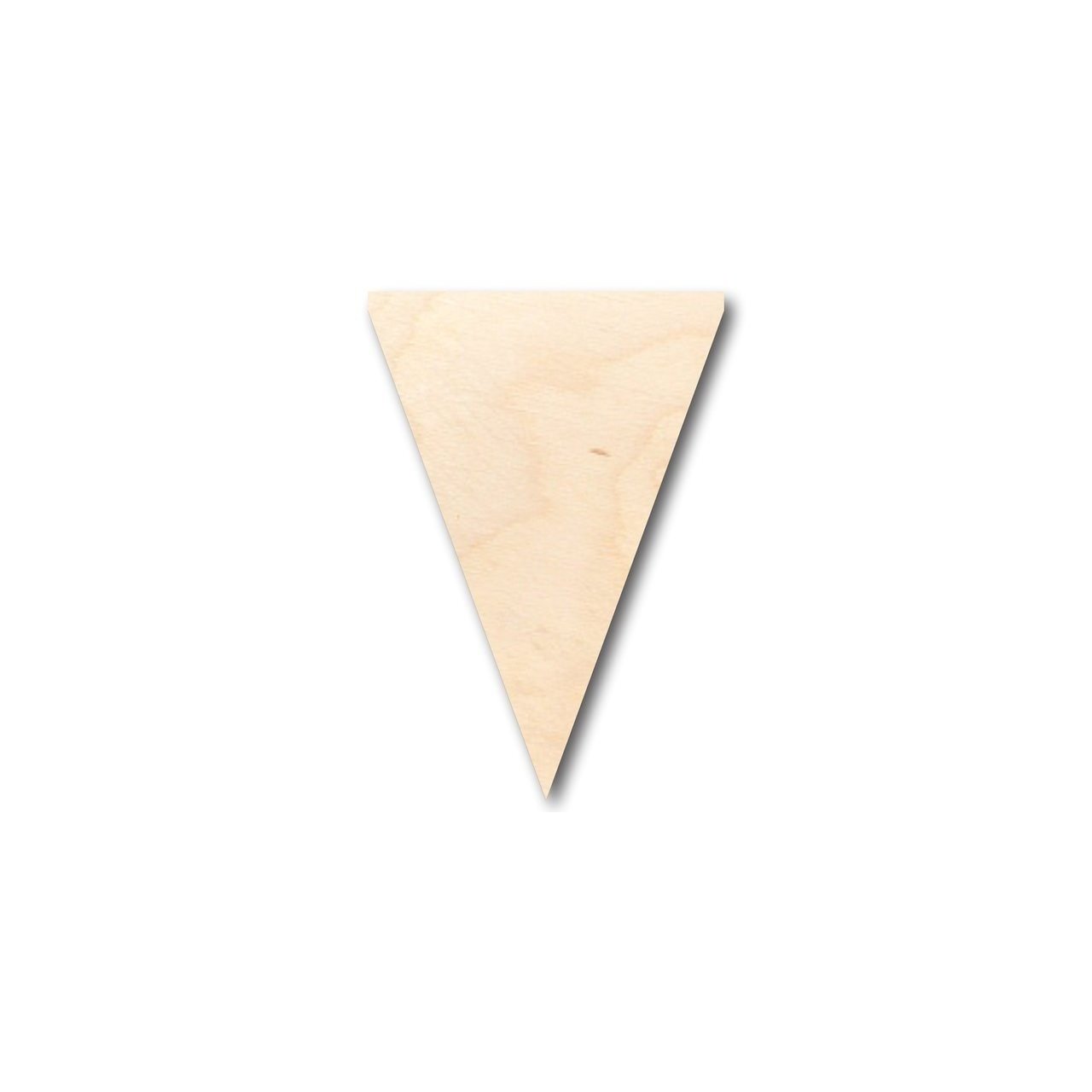 Unfinished Wood Pennant Shape Ideal for School, Sports, and DIY Craft Projects up to 46 Inches