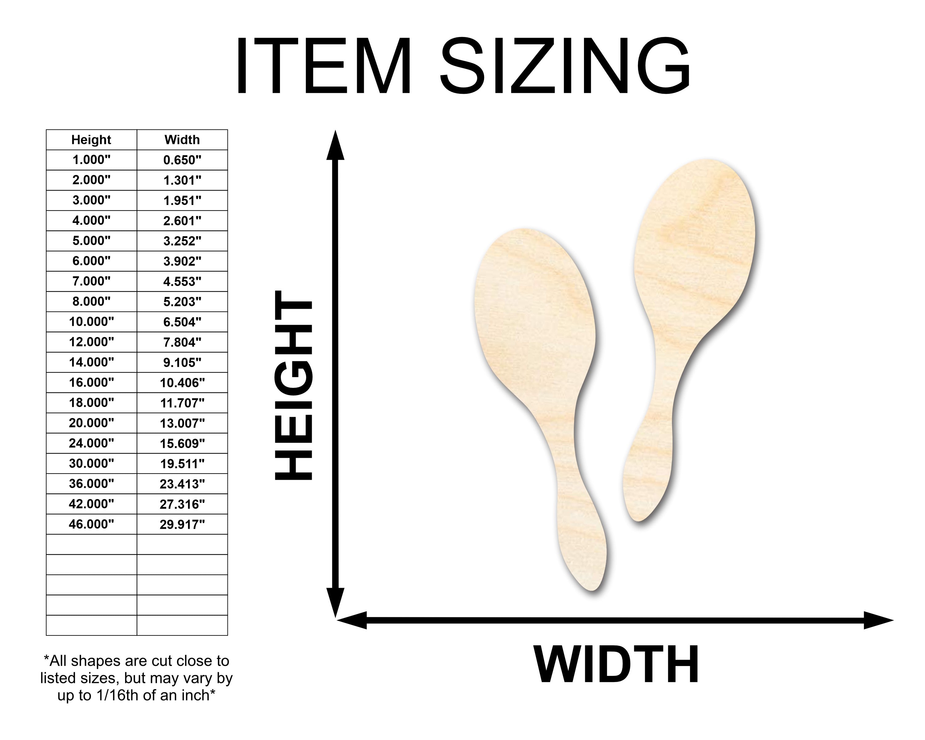 DIY Unfinished Wood Maracas Shapes - Up to 46 Pieces for Crafting