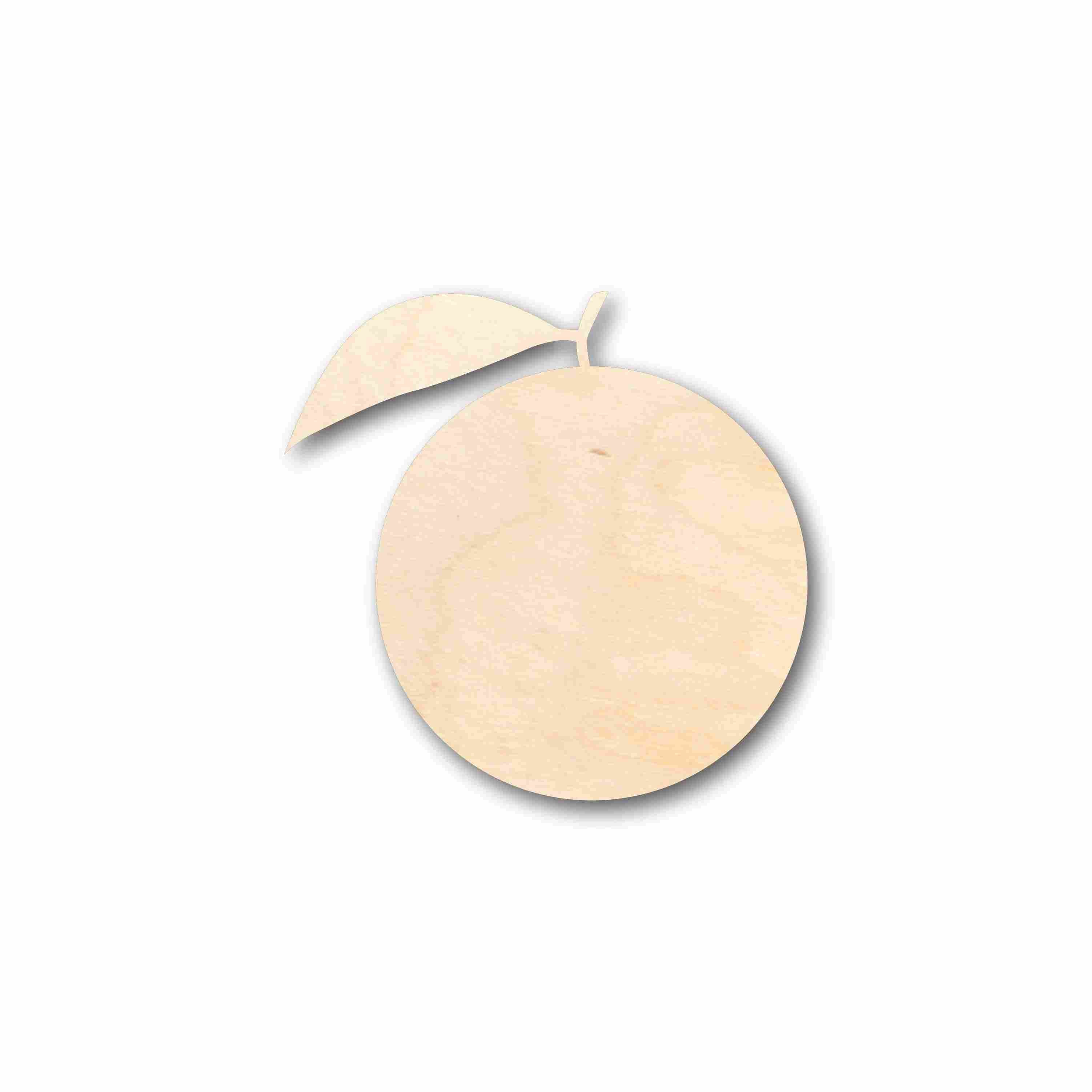 DIY Unfinished Orange Wood Silhouette Craft Supplies - Up to 46 Pieces for Your Creative Projects