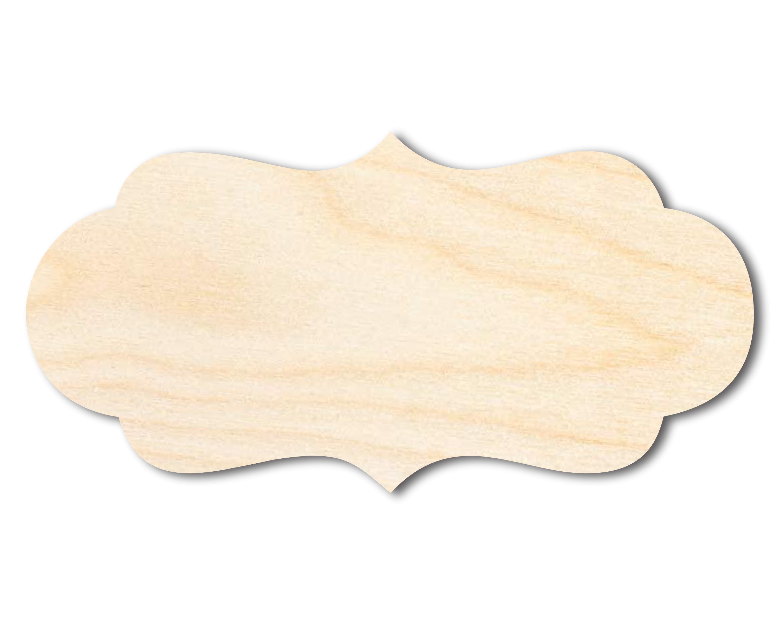 Unfinished DIY Wood Award Plaque Silhouette for Crafts - Up to 46 Different DIY Options