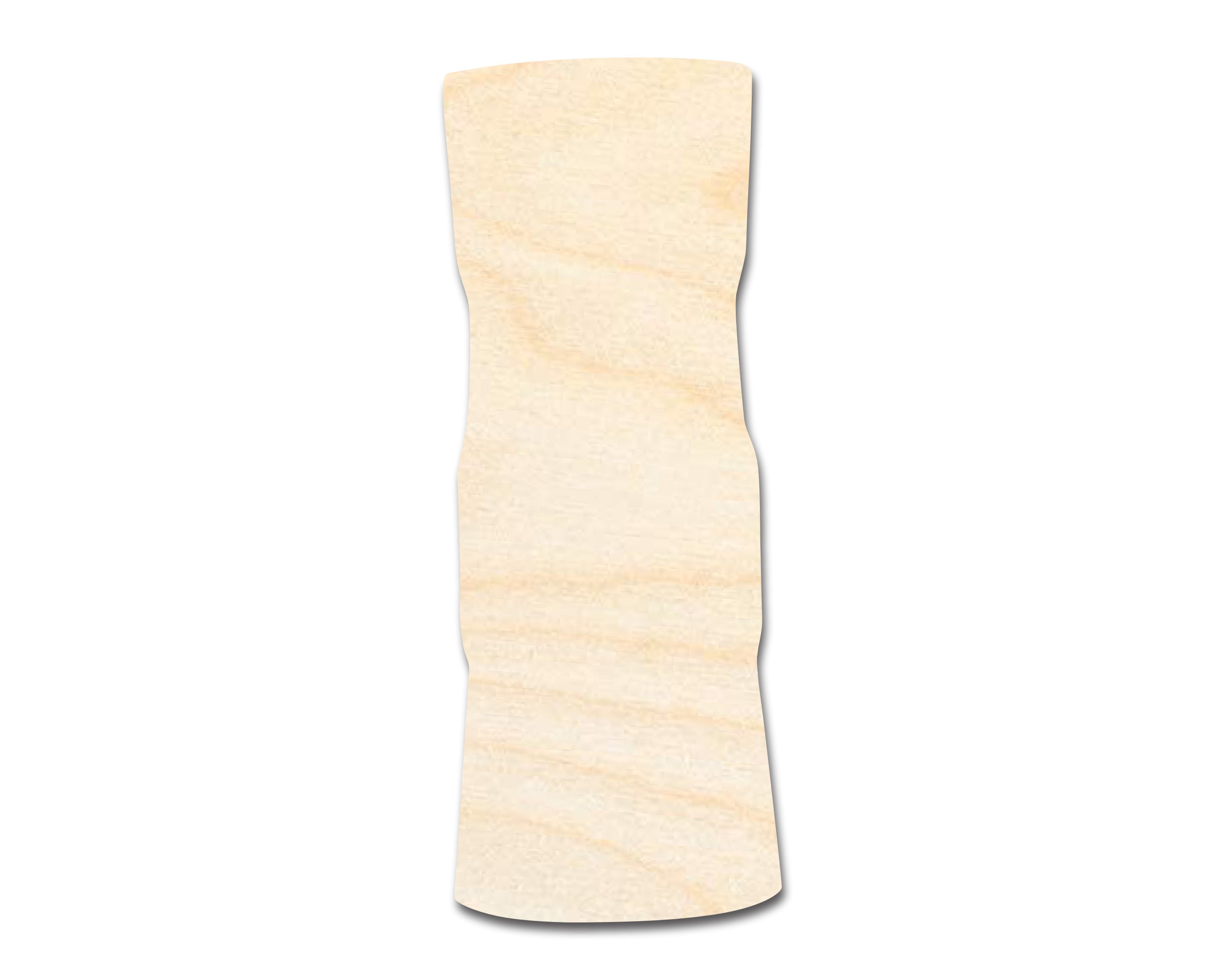 Bigger and Improved Unfinished Wood Tiki Head Shape DIY Craft Cutout for Creative Projects