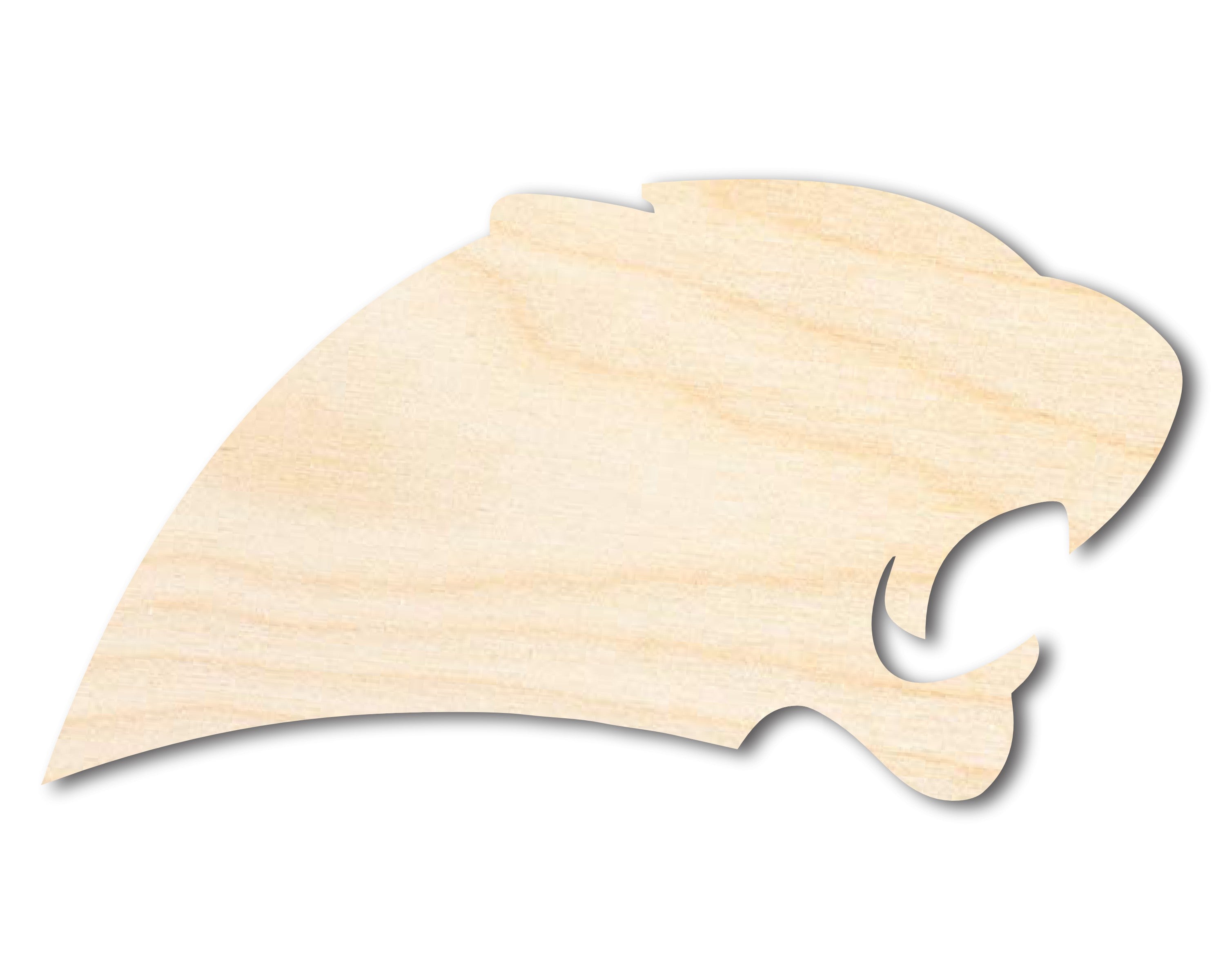 Unfinished DIY Craft Cutout in the Shape of a Wood Panther Mascot | Up to 46 Inches for Your DIY Projects