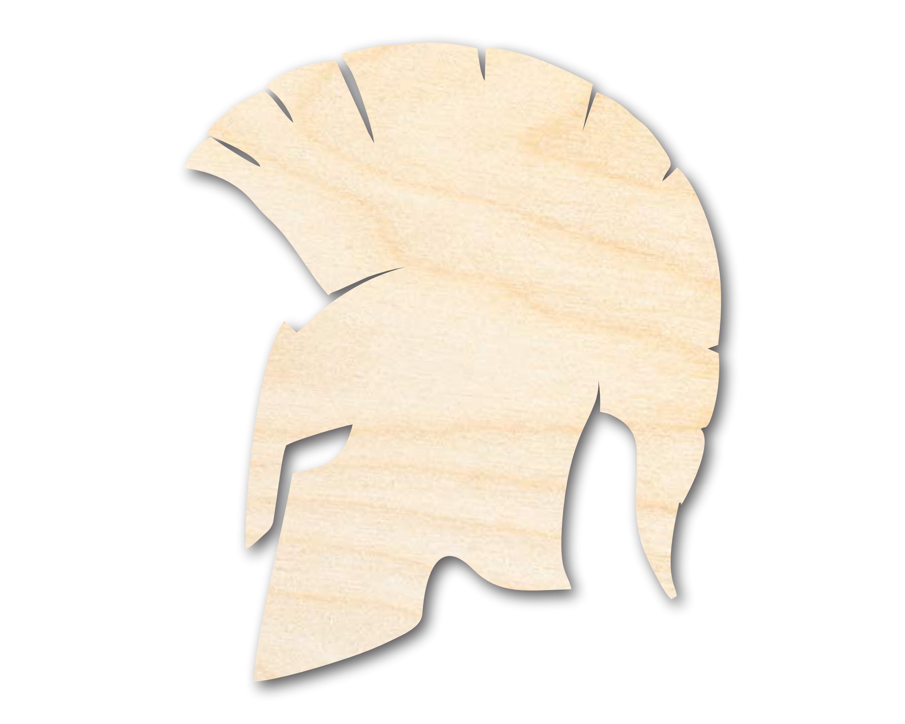 Unfinished DIY Craft Cutout in the Shape of a Trojan Mascot | Up to 46 Inches for Do - It - Yourself Projects
