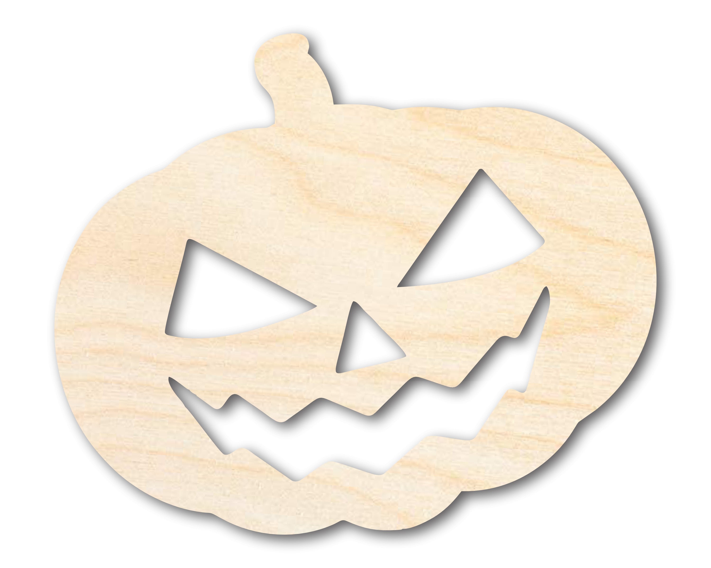 Unfinished Baltic Birch Wood Jack - O - Lantern Shape Crafts up to 36 Inches