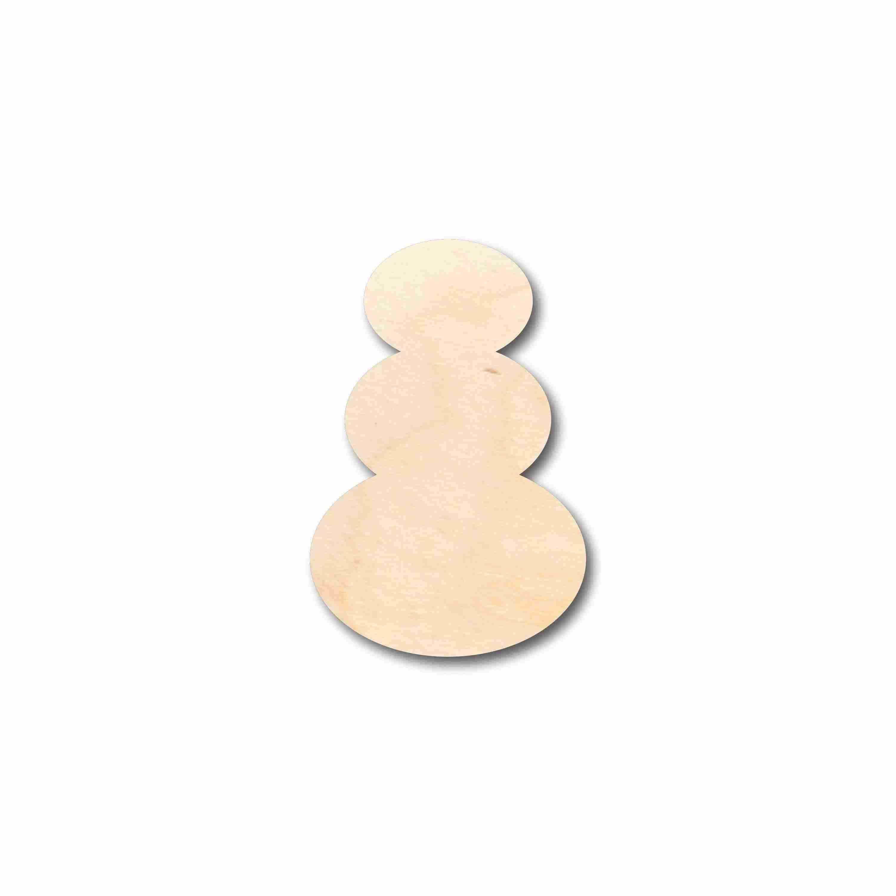 DIY Unfinished Wood Snowman Silhouette for Up to 46 Crafts