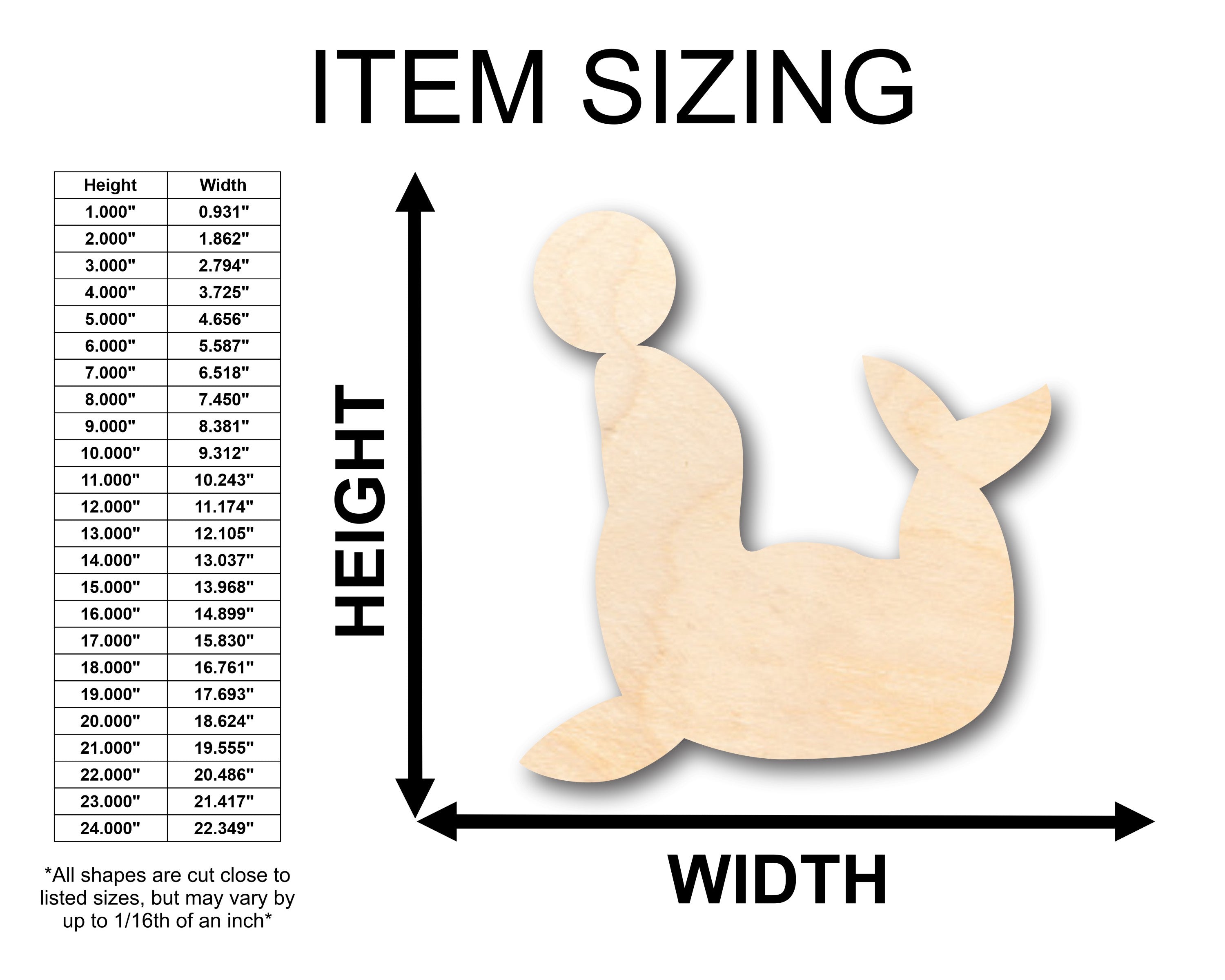 Unfinished Ball - Shaped Wood Seal for Crafting - Ideal for up to 46 DIY Projects