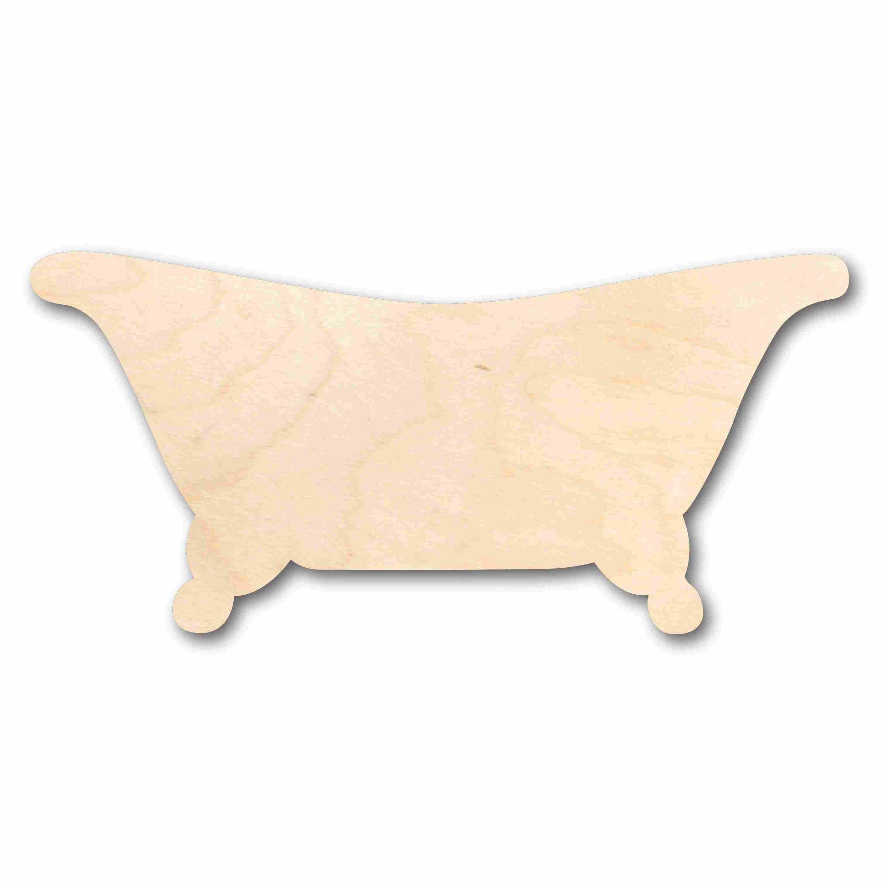 Unfinished Wood Bathtub Silhouette for Do - It - Yourself Crafts up to 46 Different DIY Projects