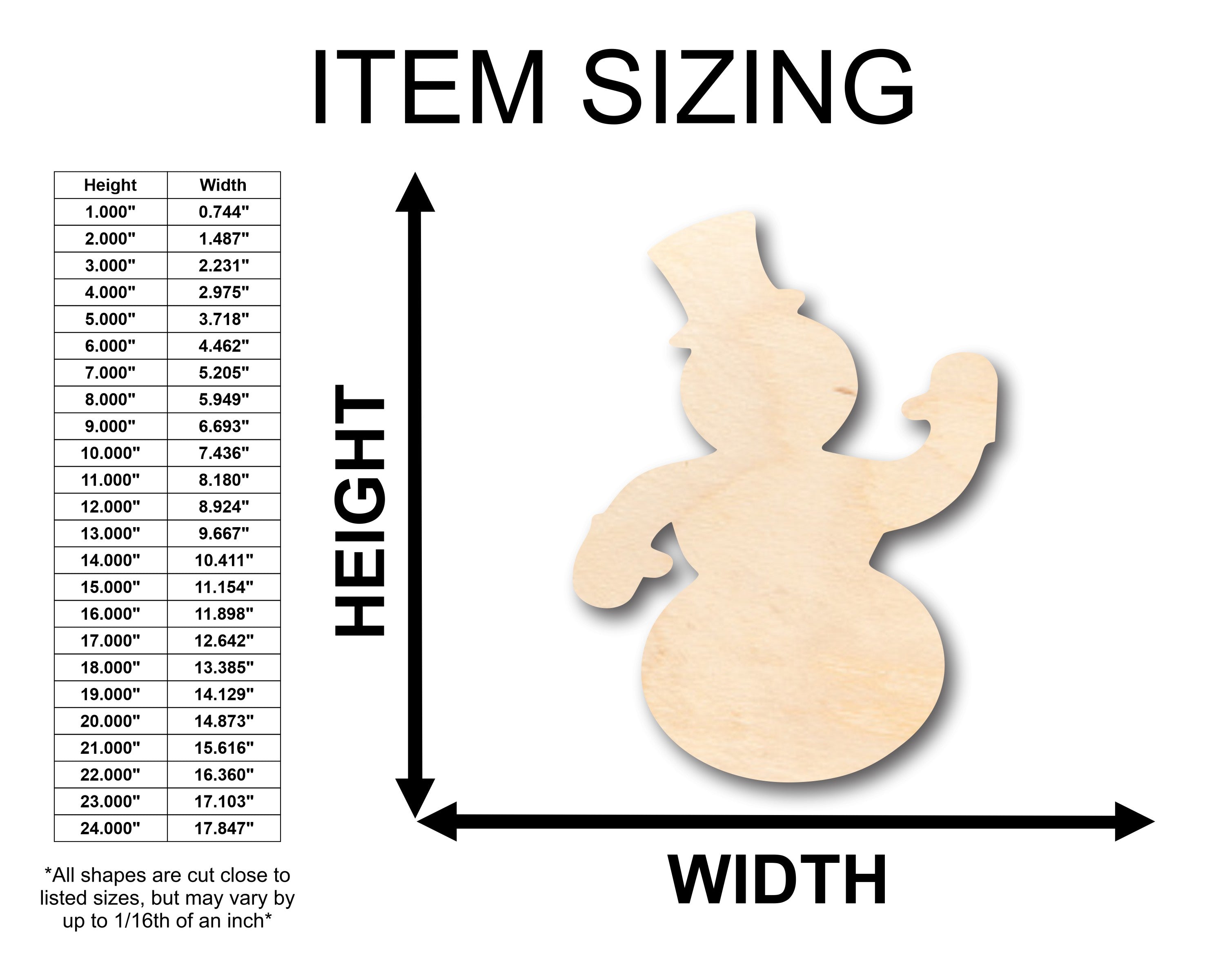 Unfinished DIY Wood Crafts in Friendly Snowman Shape - Up to 46 Pieces for Creative Projects