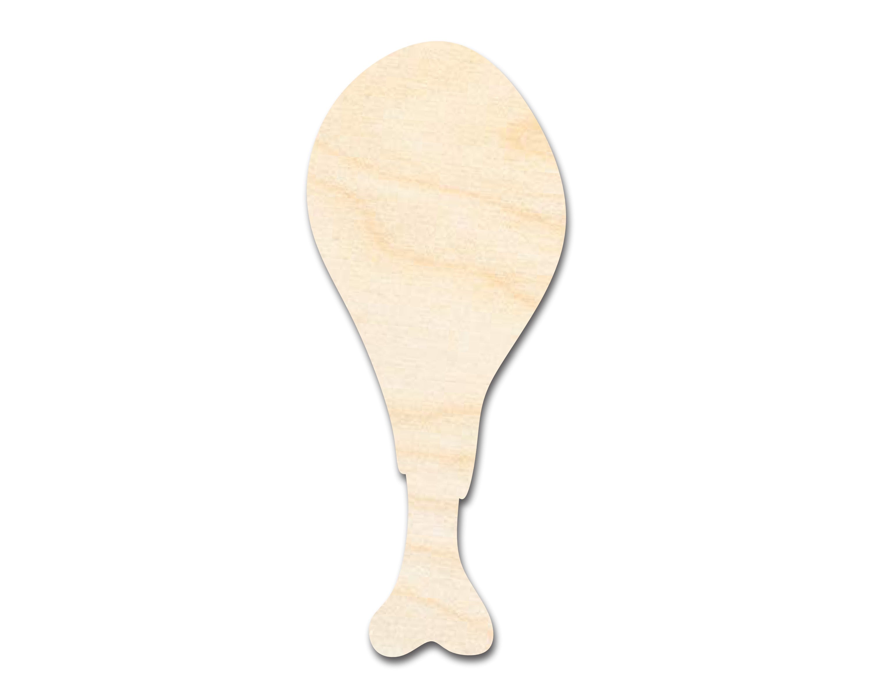 DIY Unfinished Wood Turkey Leg Shape for Renaissance Festival Crafts (up to 36')
