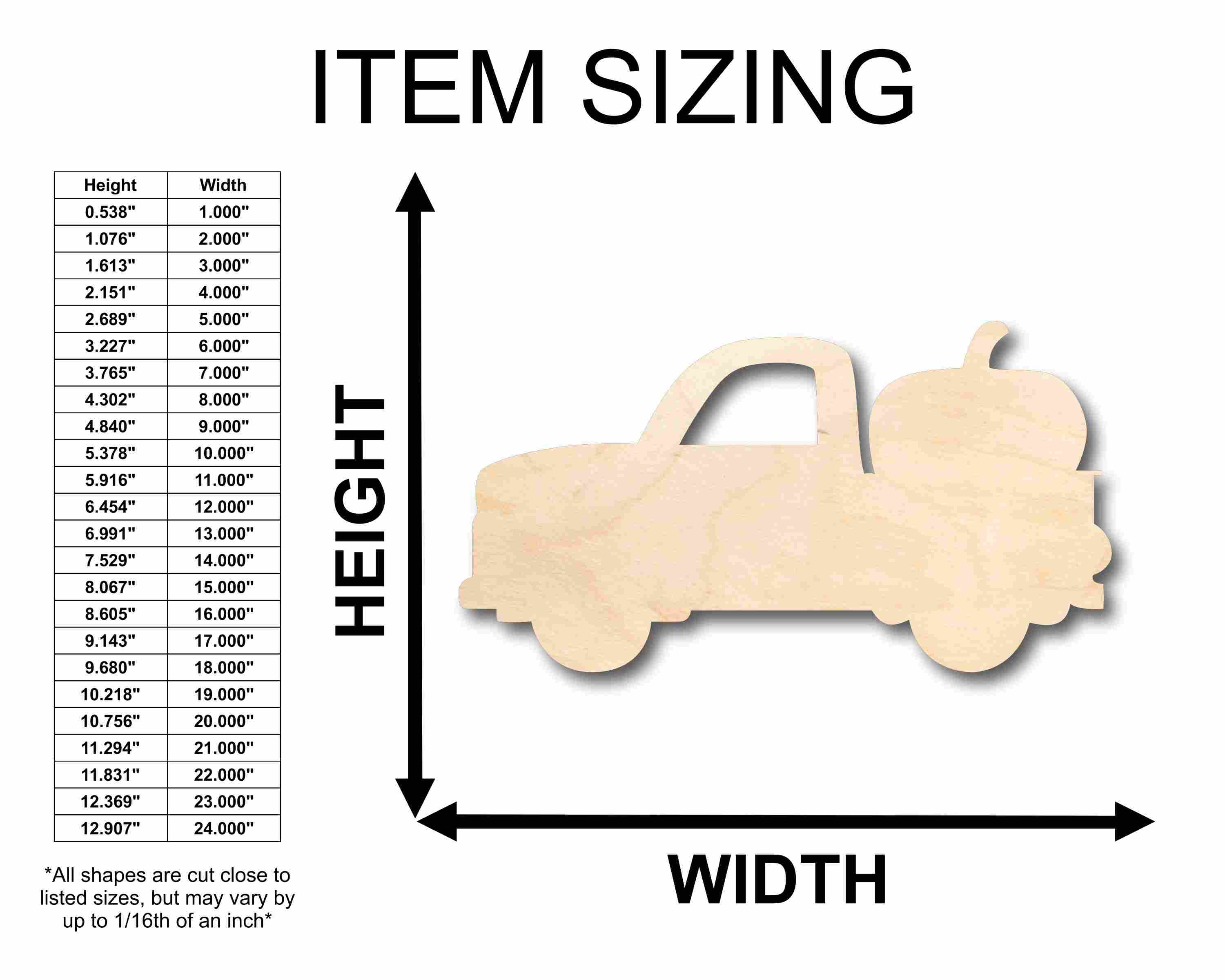 DIY Unfinished Wood Halloween Tree & Car Truck Silhouette - Up to 46 Craft Options