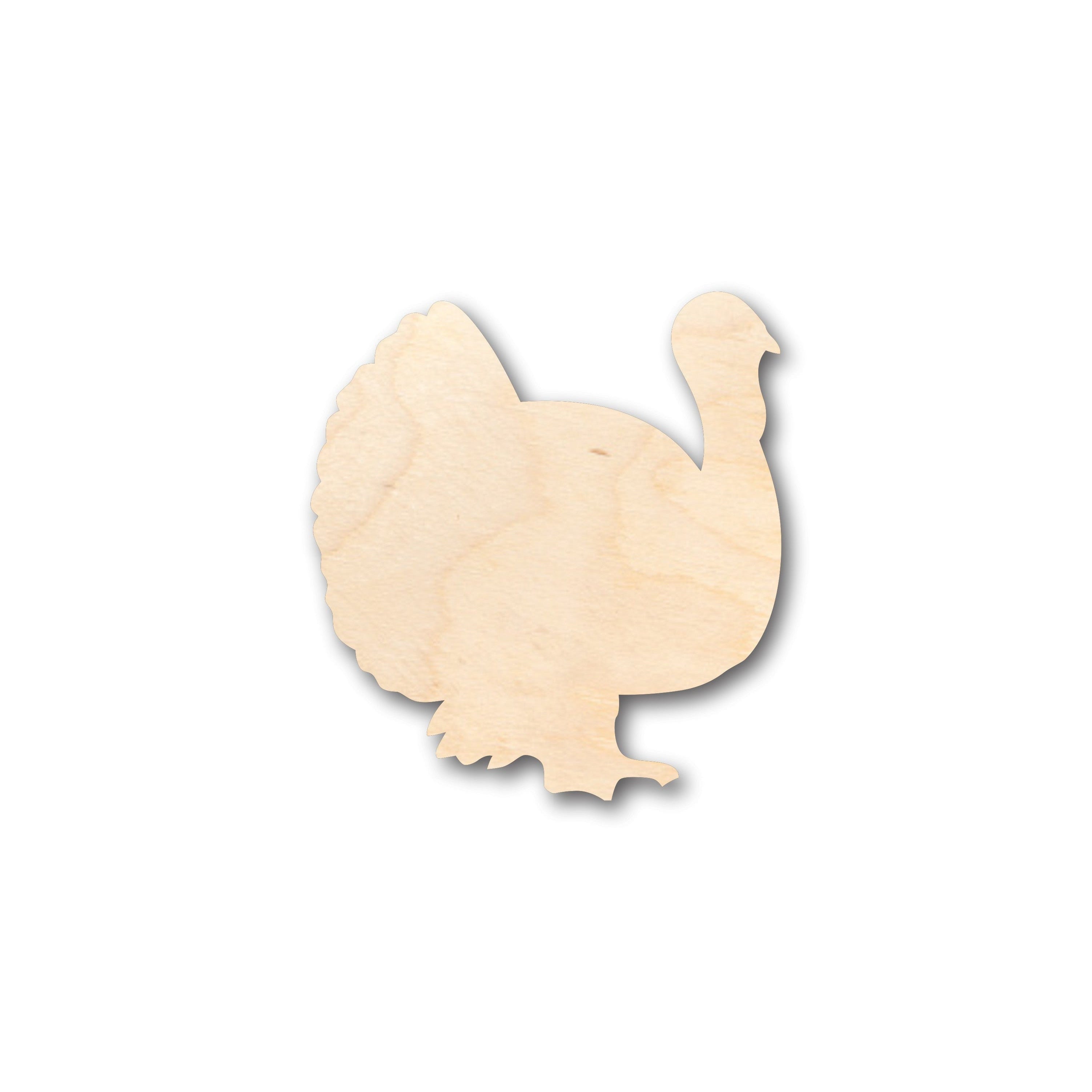 Unfinished Wood DIY Craft in Turkey Shape - Suitable for up to 46 Do - It - Yourself Projects
