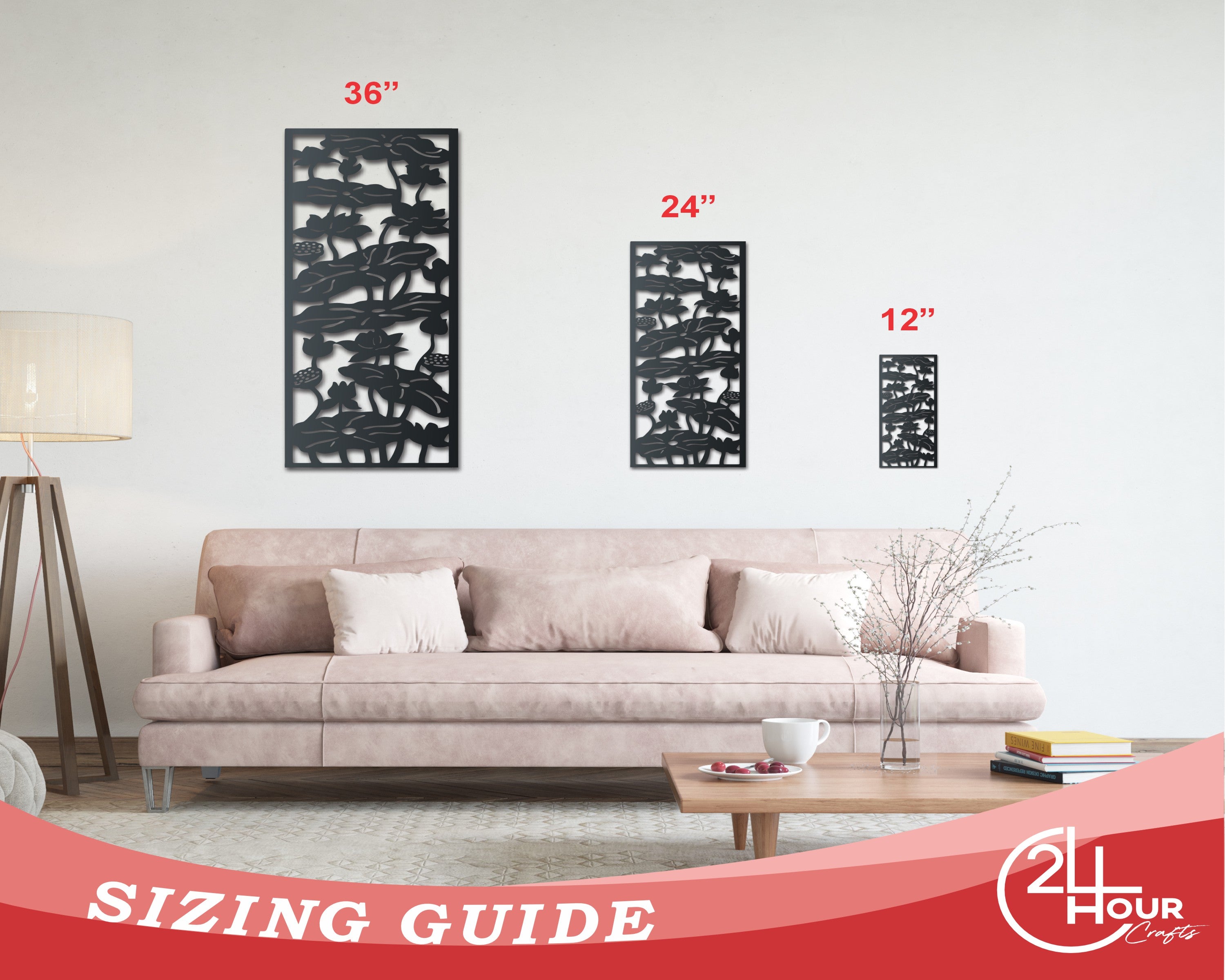 Decorative Metal Climbing Flowers Panel Wall Art for Both Indoor and Outdoor Use with More Than 20 Different Color Choices