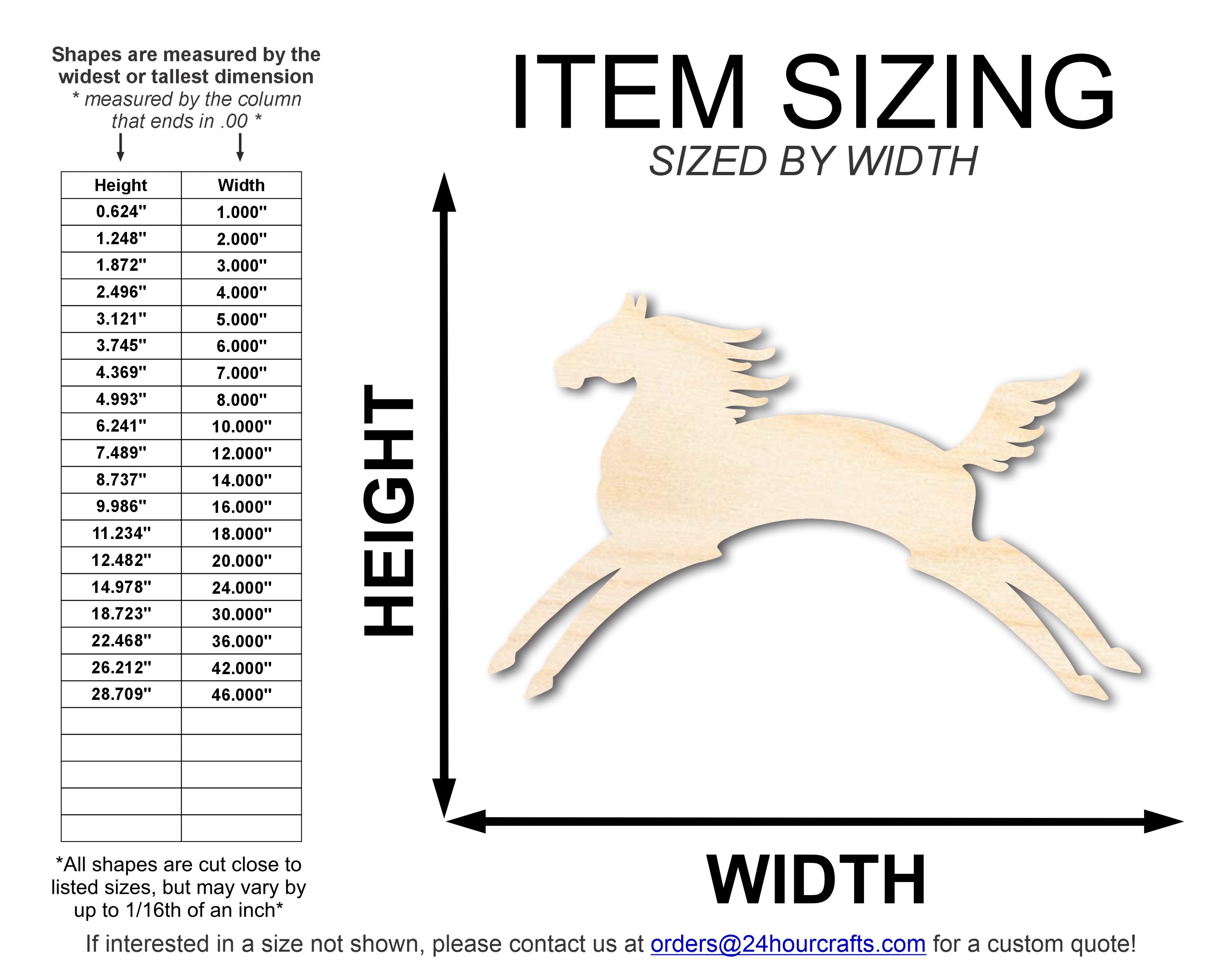 DIY Unfinished Baltic Birch Wood Horse Petroglyph Silhouette up to 46 Inches