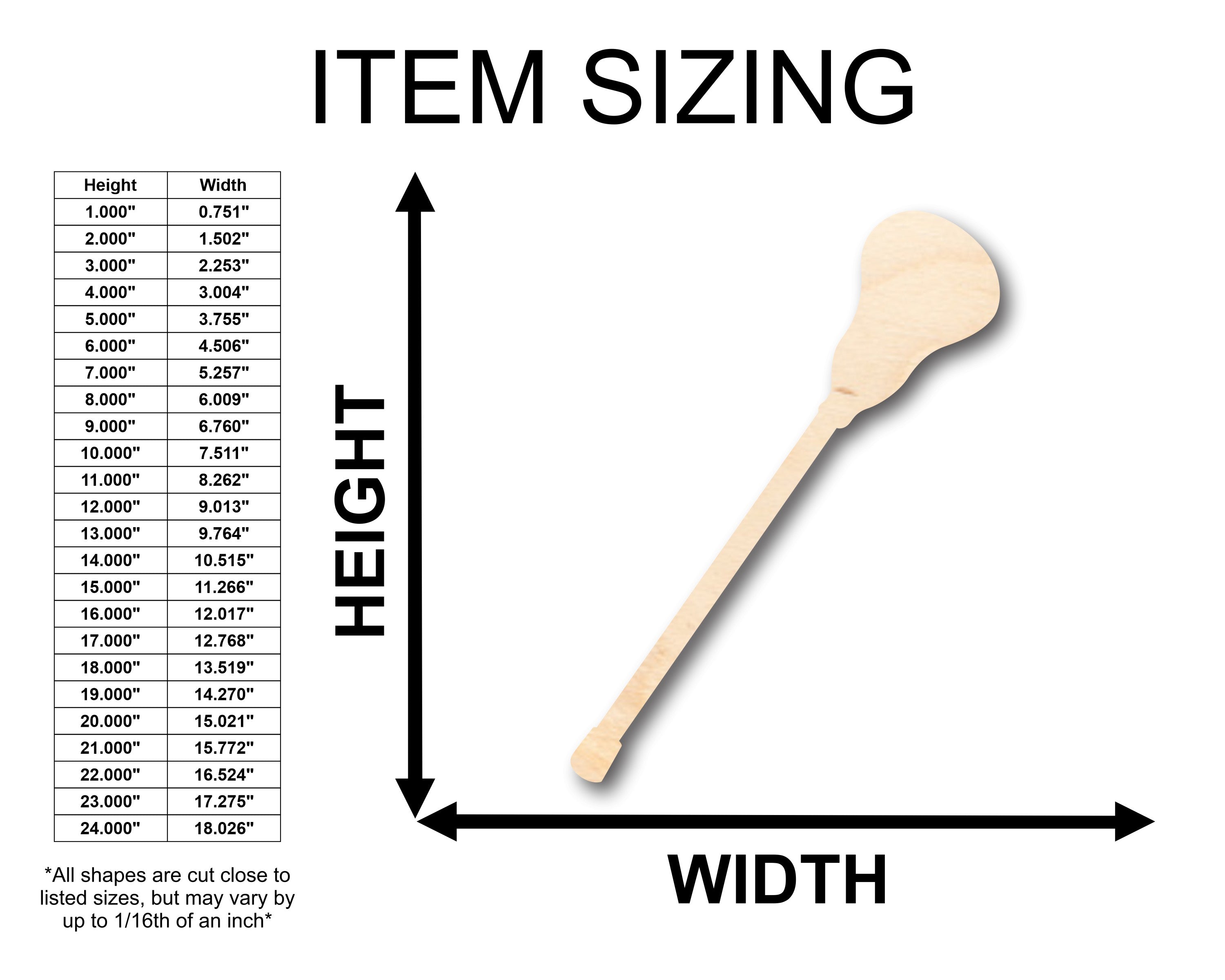 Unfinished DIY Wood Craft in Lacrosse Stick Shape - Suitable for Crafts Up to 46 Inches