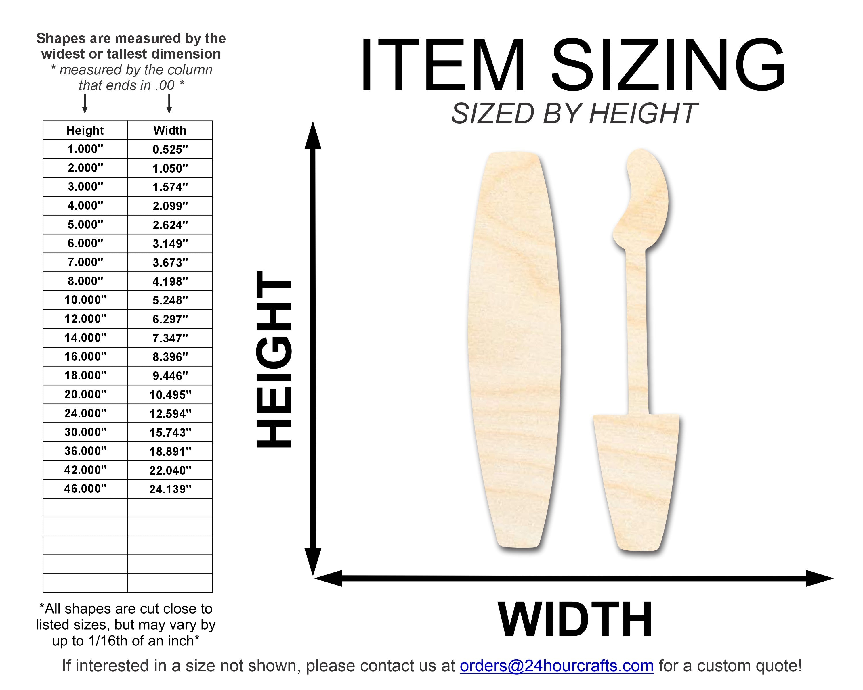 DIY Unfinished Wood Mascara Tube and Wand Cutouts - Up to 46 Pieces for Crafts