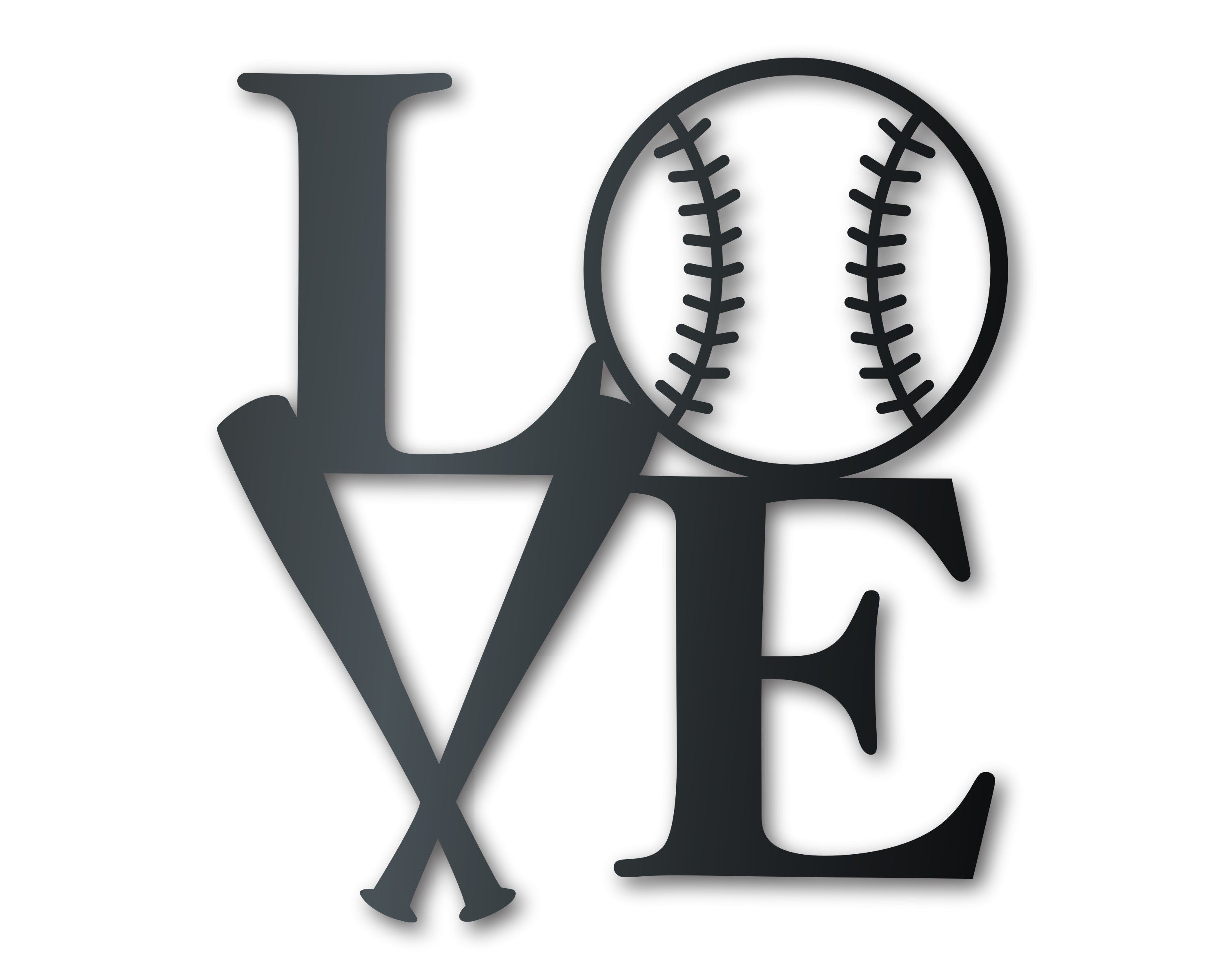 Stunning Metal Baseball Wall Art with 14 Color Choices for Sports Lovers