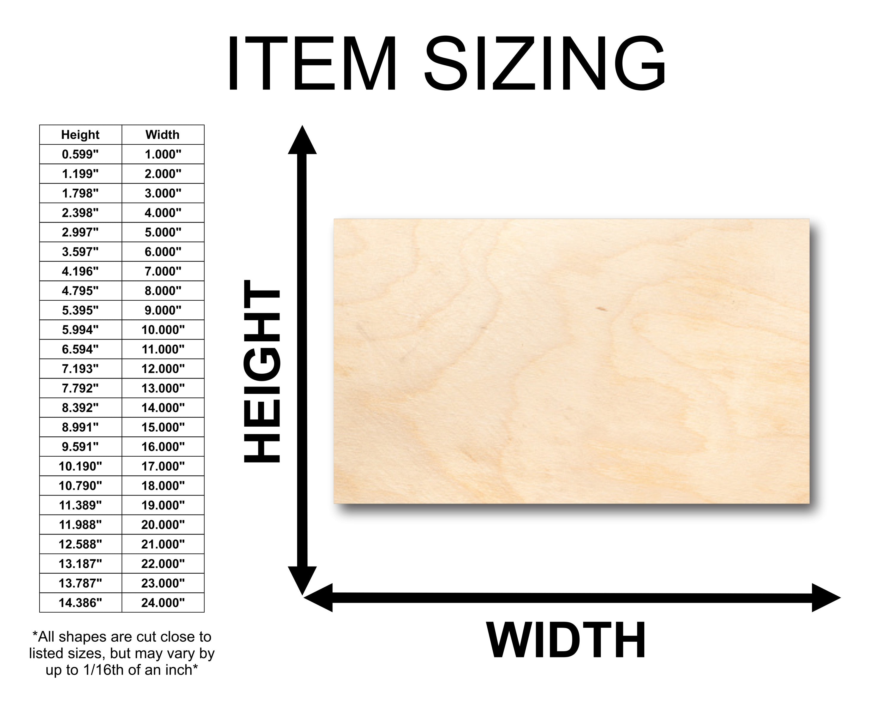 DIY Unfinished Baltic Birch Wood Rectangles for Crafts up to 46 Pieces