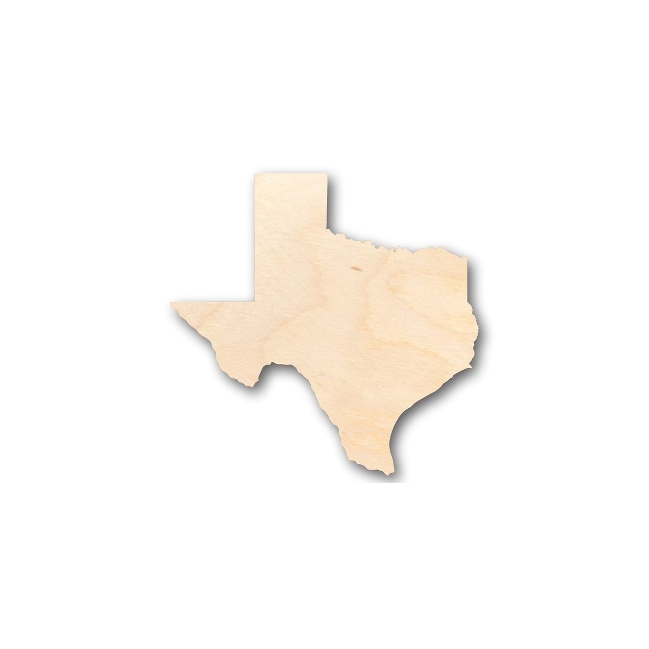 Unfinished Wood Texas State Shape Craft - Ideal for Up to 46 DIY Projects