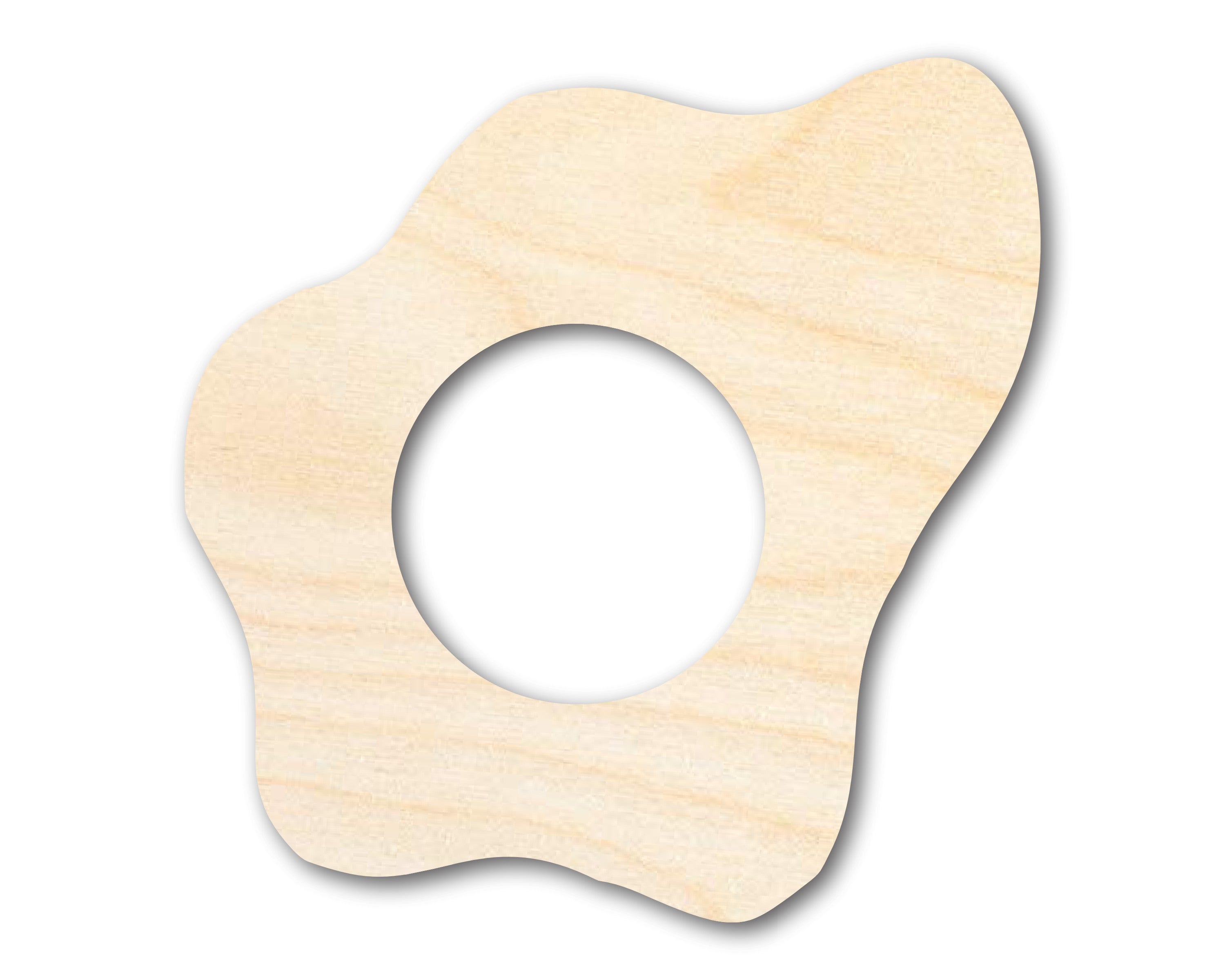 Unfinished Baltic Birch Sunny Side Up Egg Shape DIY Craft Cutouts up to 46 Inches
