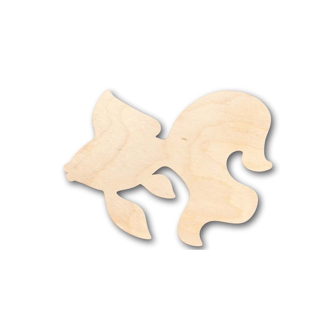 DIY Unfinished Baltic Birch Goldfish Shapes - Up to 24 Inches for Crafts