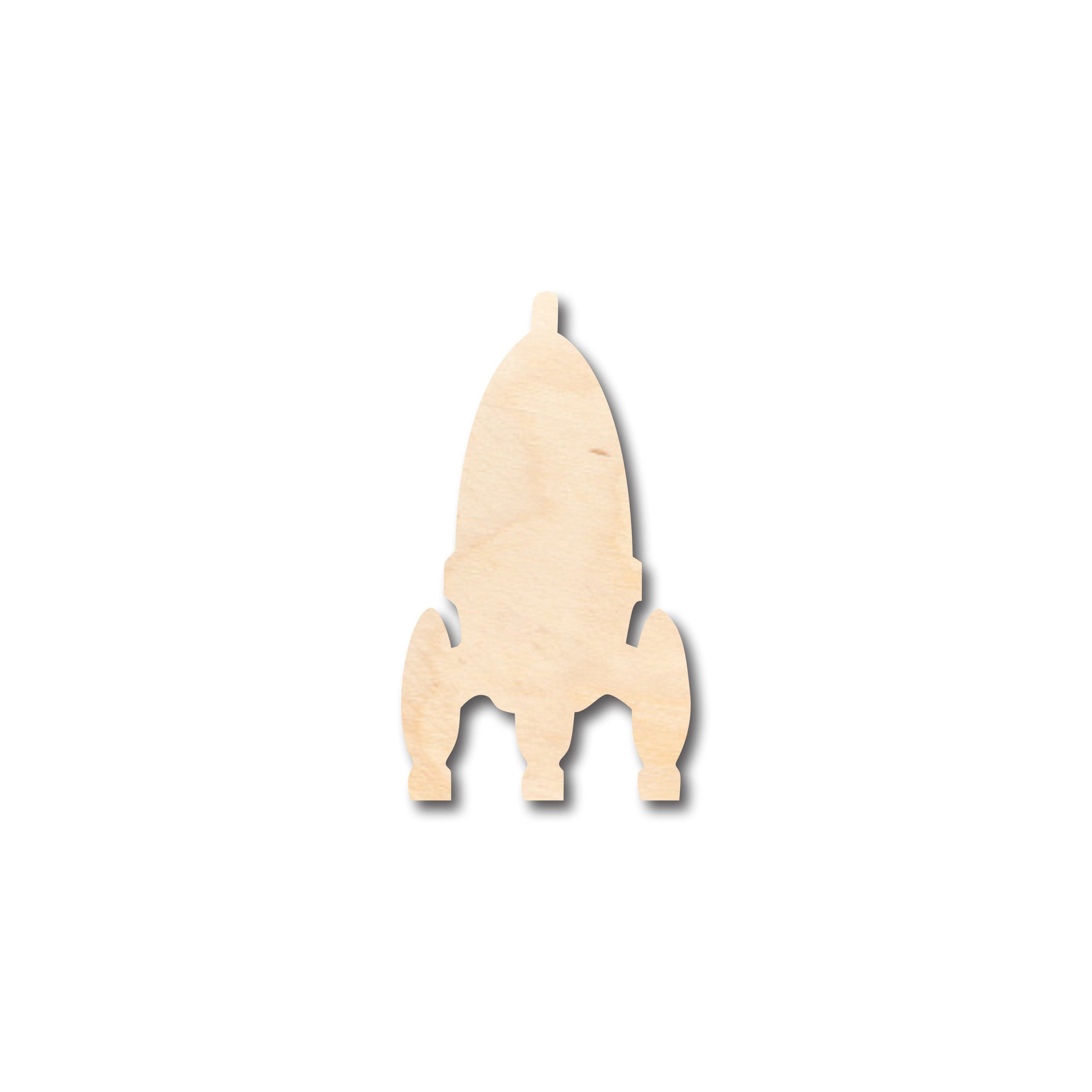 DIY Unfinished Wood Rocket Shapes for Crafts, Up to 46 Pieces