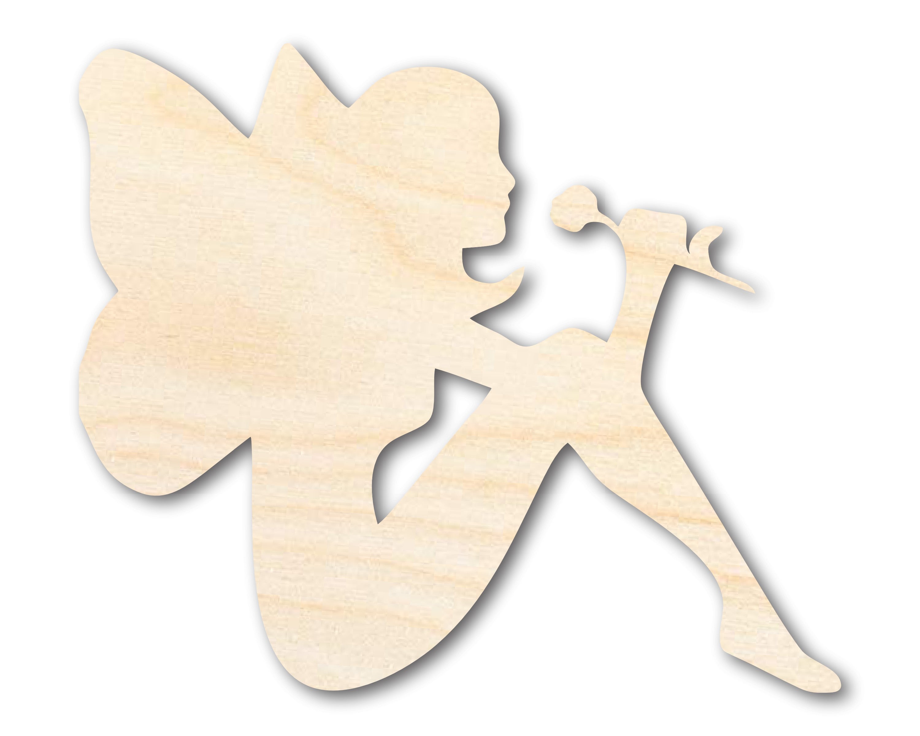 Unfinished Wood Fairy - Shaped Craft Items Available Up to 46 Inches