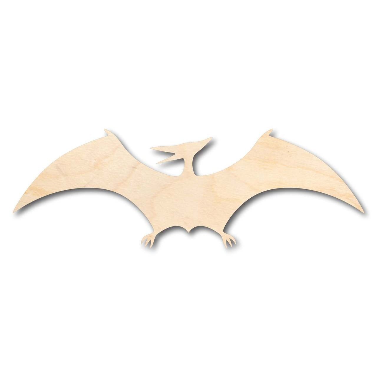 DIY Unfinished Wood Pterodactyl Shape for Dinosaur Crafts up to 46