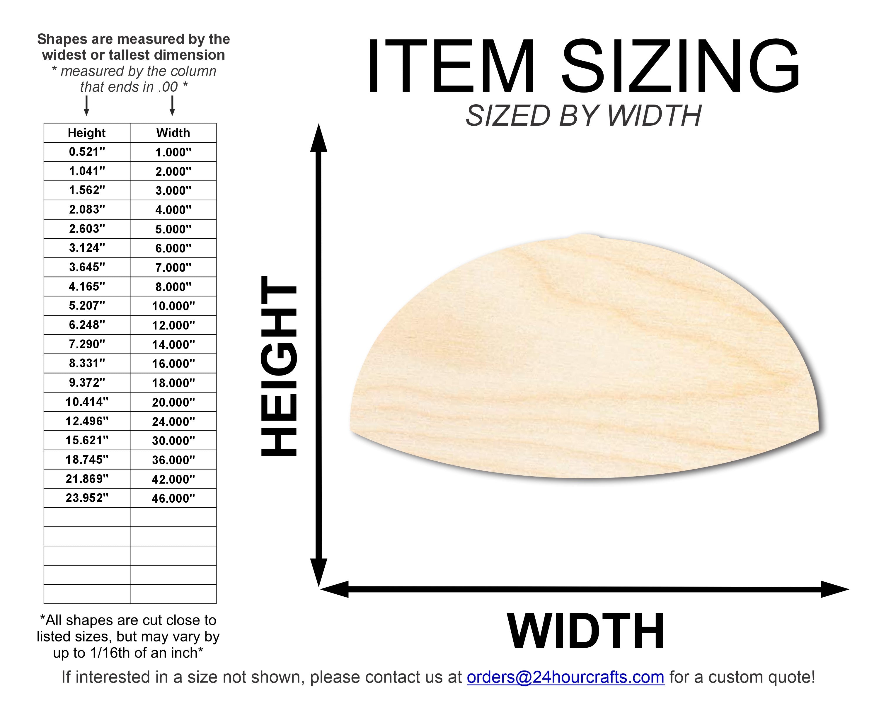 Unfinished DIY Craft Cutout in Kippah Shape | Up to 46 DIY Projects Available